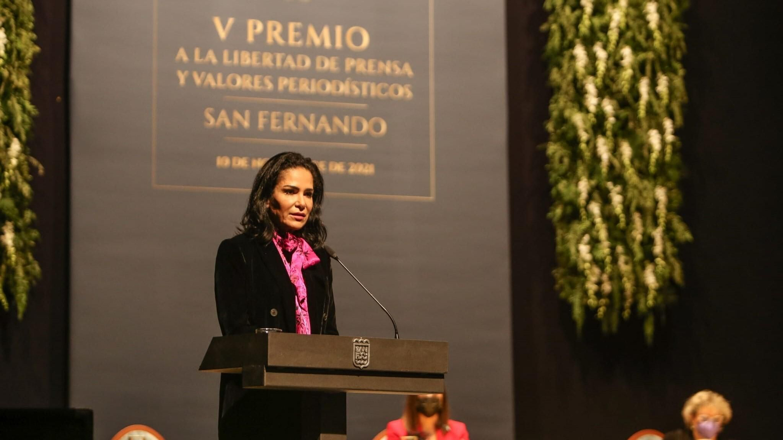 Lydia Cacho, Premio a los Valores Periodísticos en San Fernando