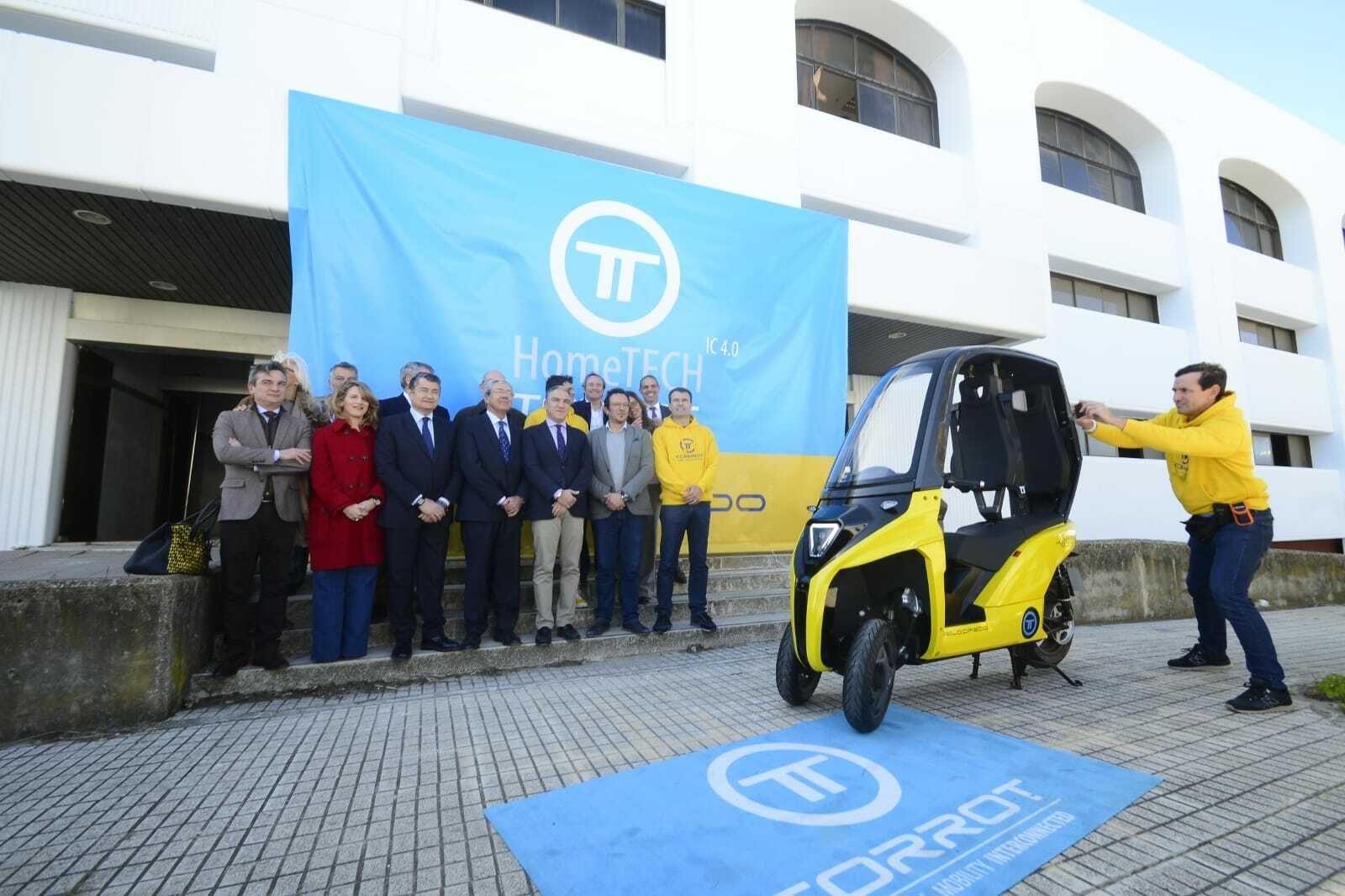 Imagen del día en el que se presentó el proyecto en Cádiz.