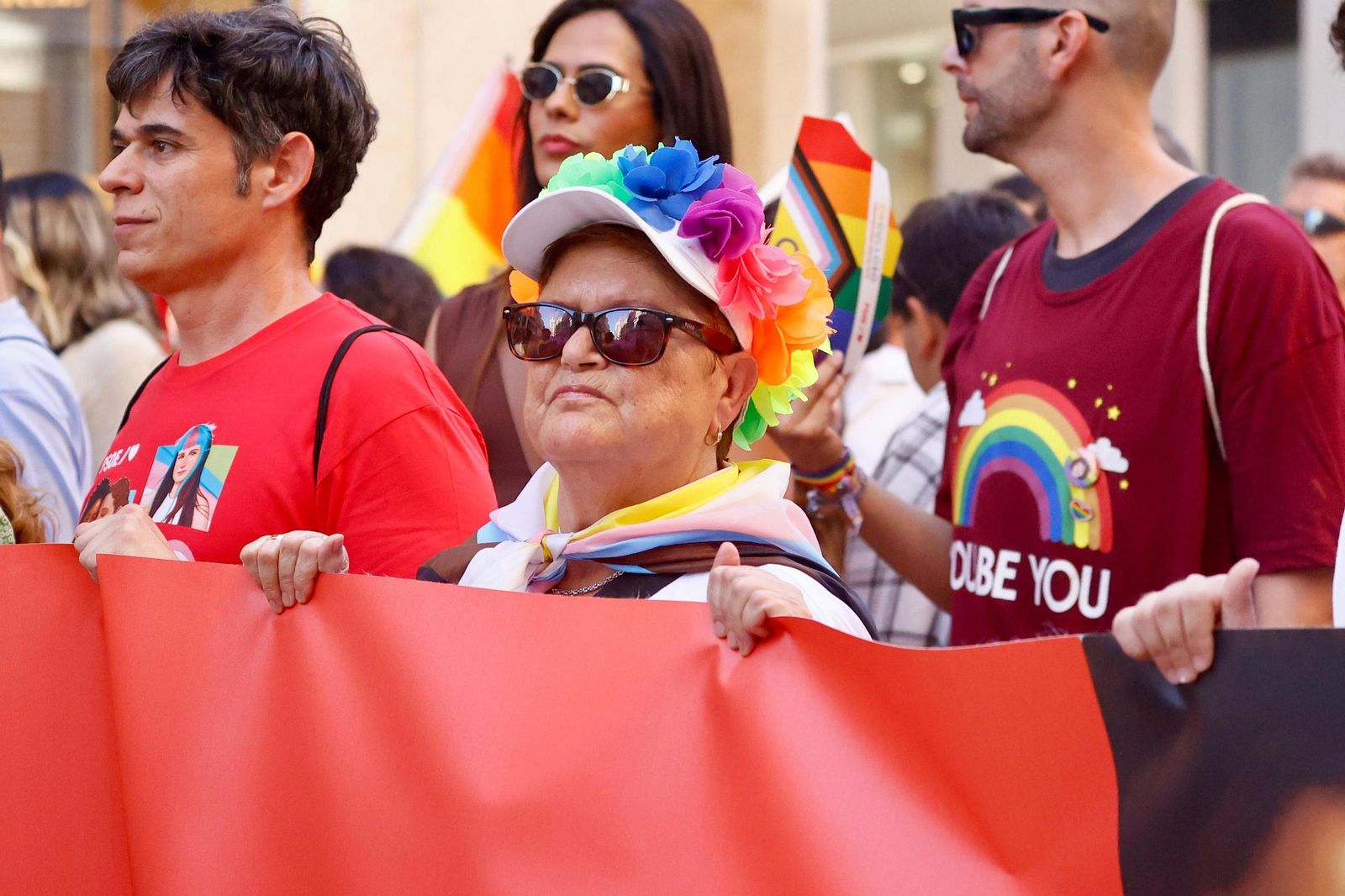 La manifestación en Málaga por el Día del Orgullo, en fotos