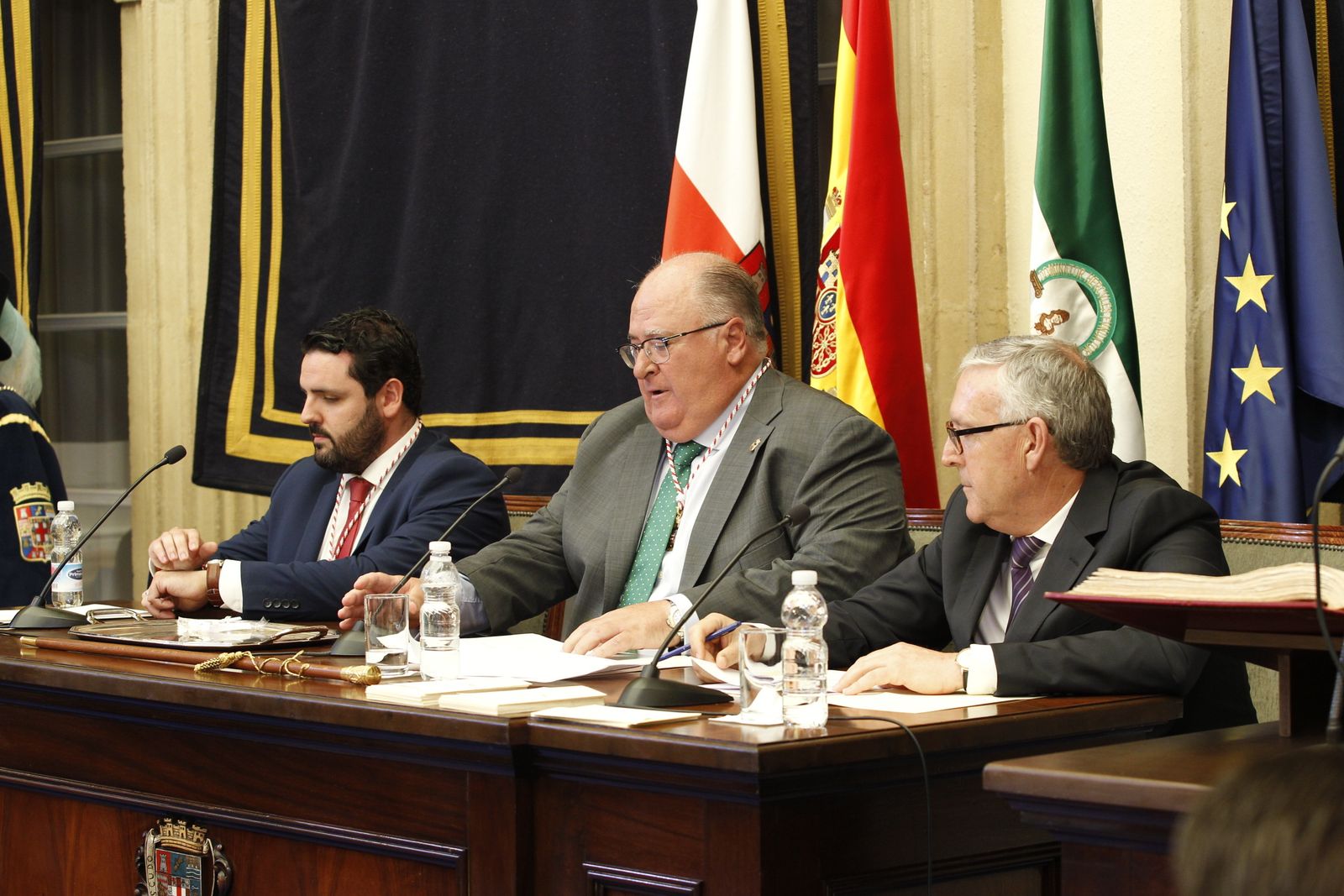 Pleno investidura Presidente Diputación de Almería. Javier Aureliano García