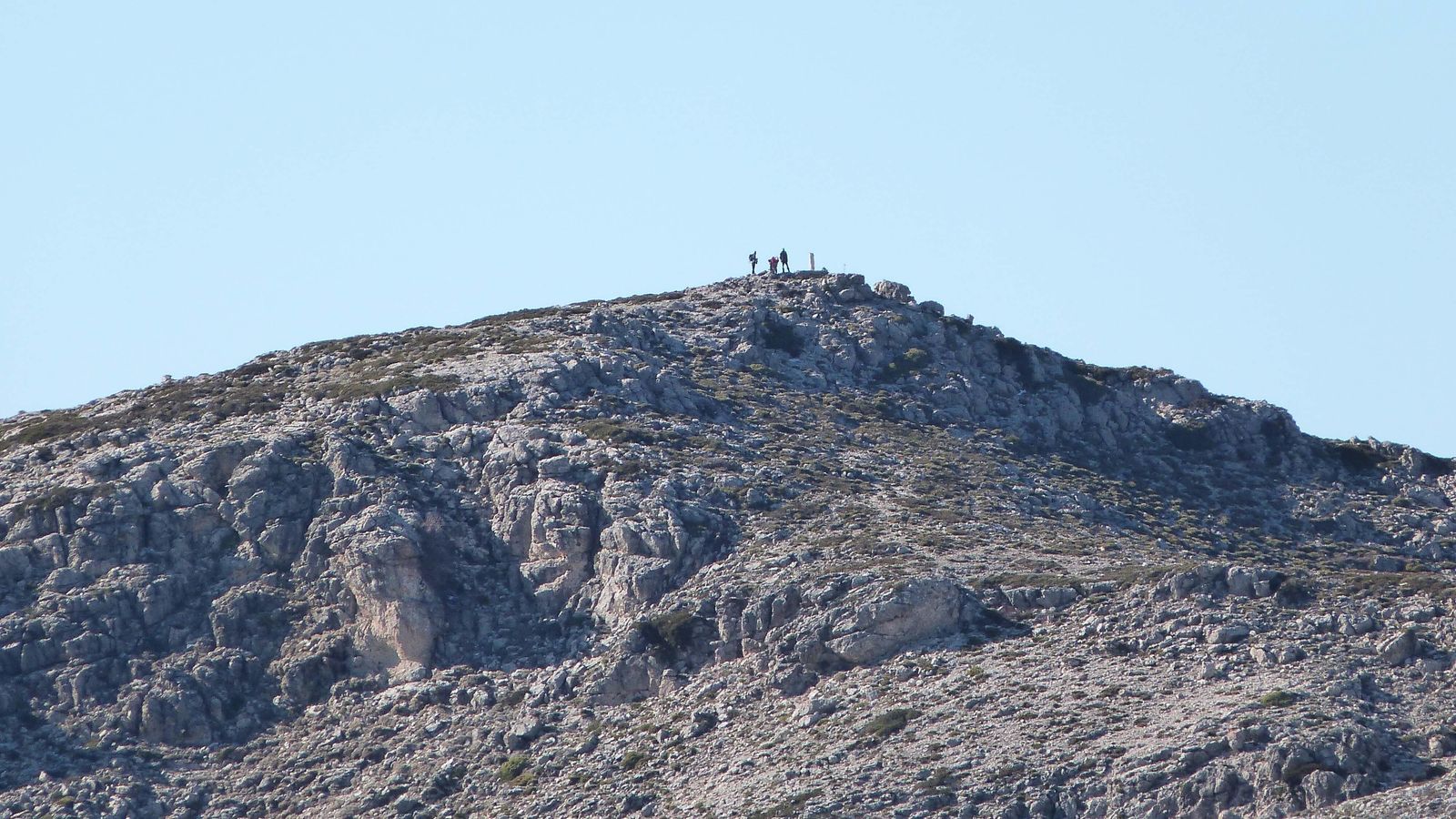 Pico Mágina desde el oeste. Pico Mágina desde el oeste.