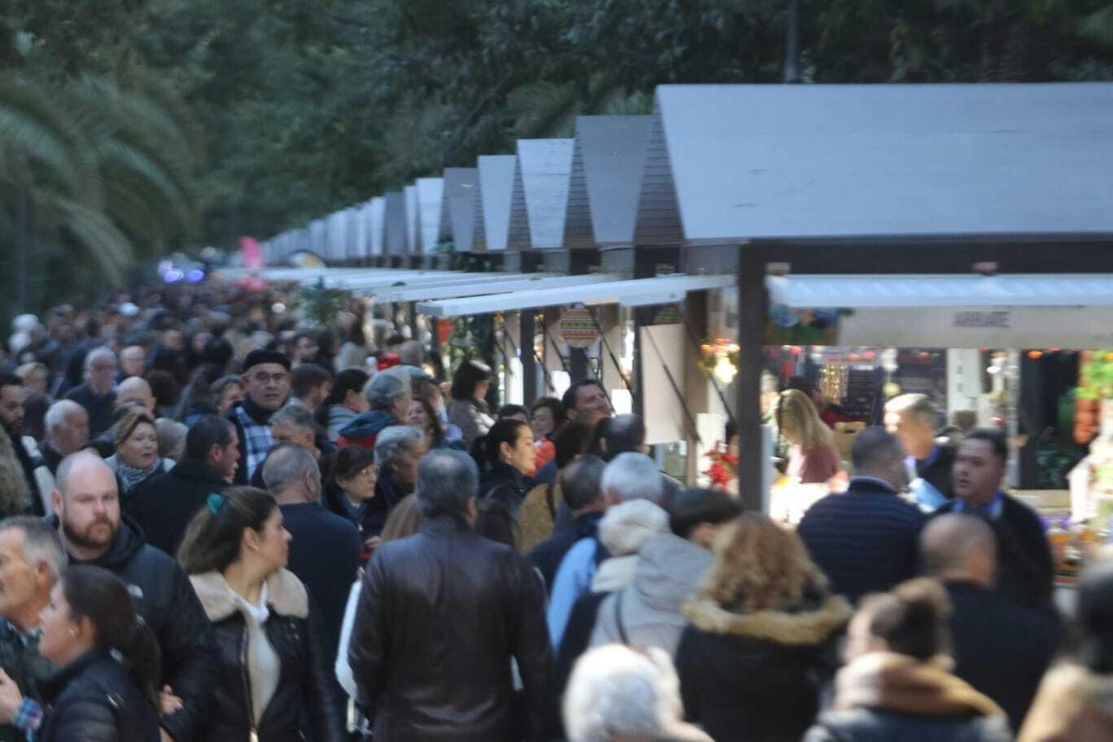 Ambiente este sábado en la Feria Sabor a Málaga.