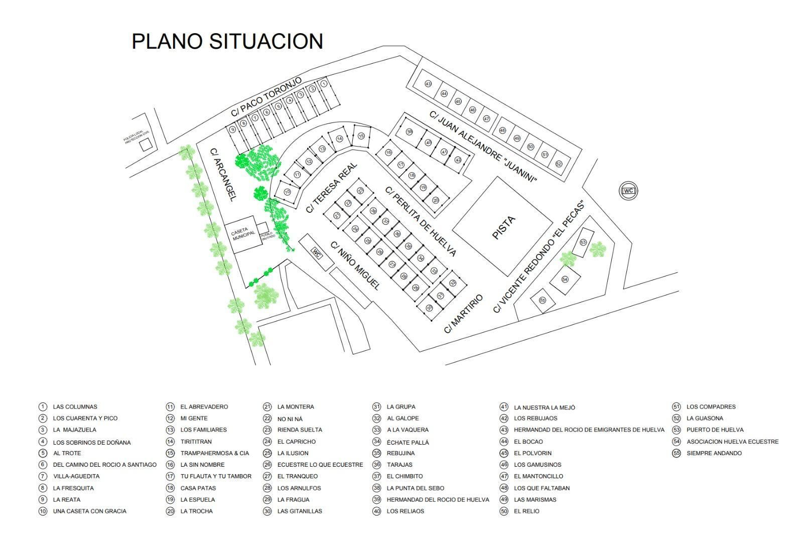 Plano de la Feria del Caballo 2025