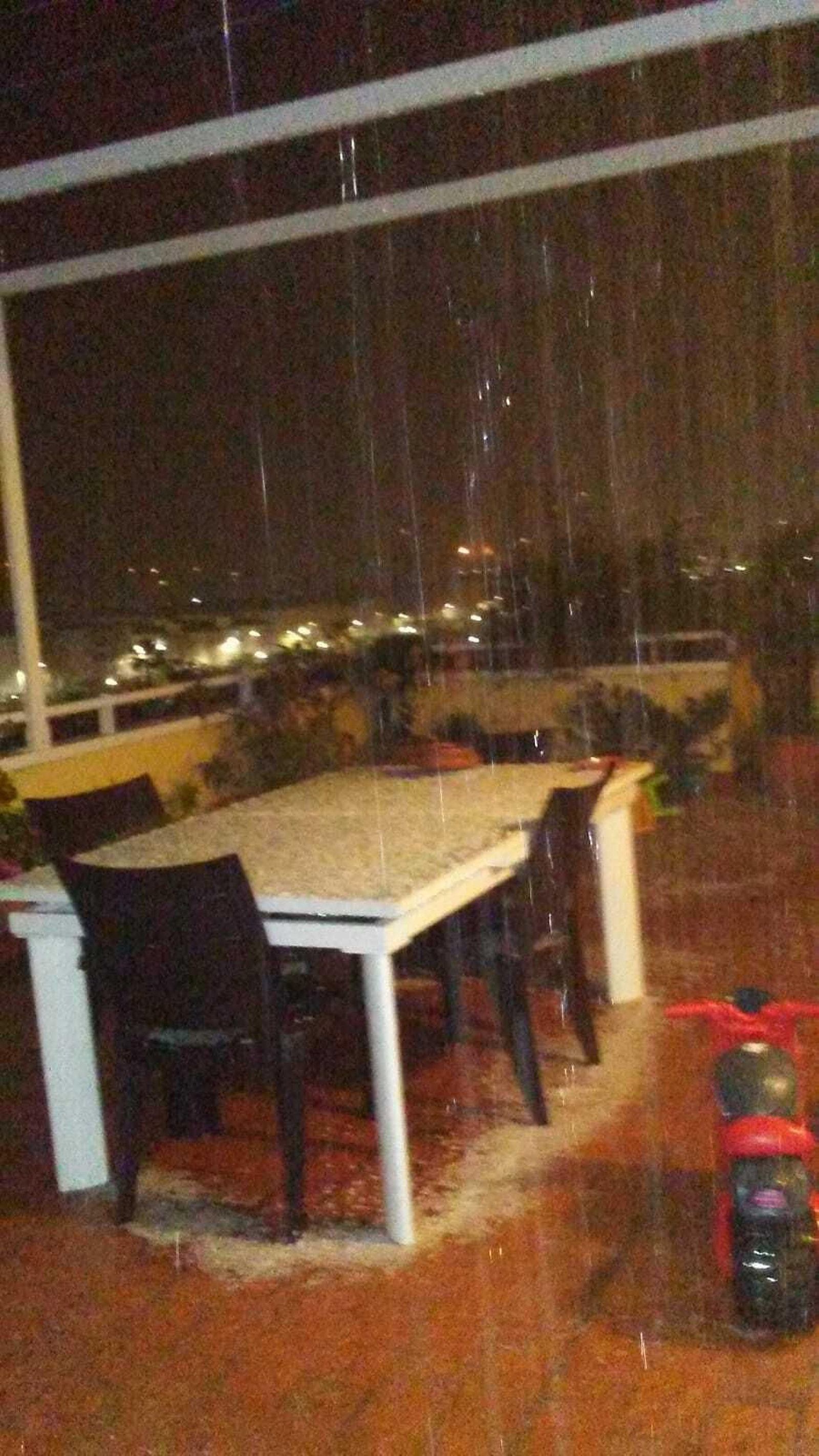 Fotos de la fuerte granizada registrada en Málaga