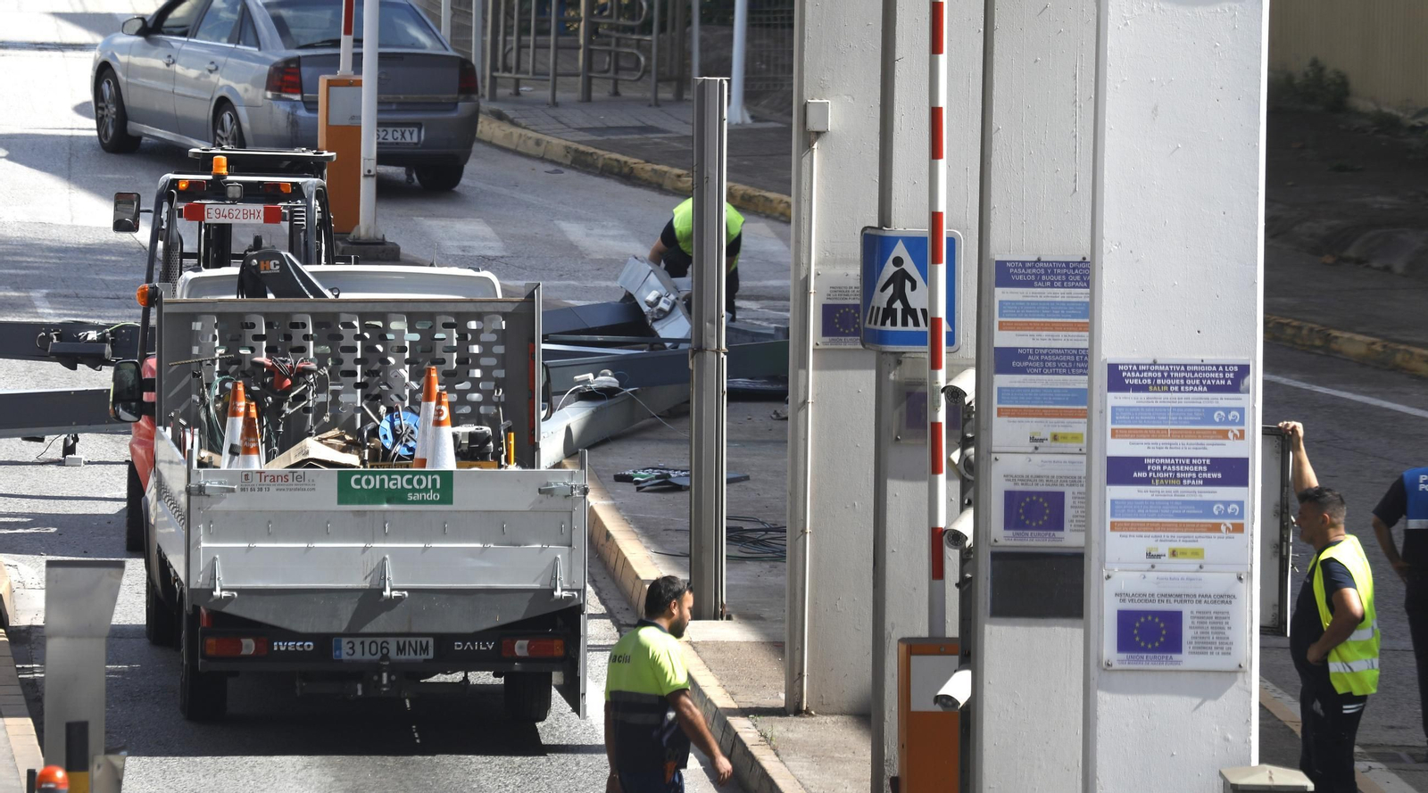 Fotos del Accidente en el Acceso Norte al Puerto de Algeciras