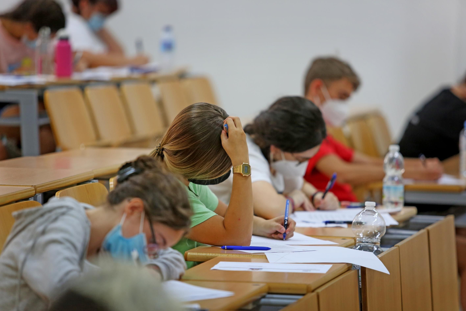 Pruebas de selectividad 2020 en el campus de Jerez