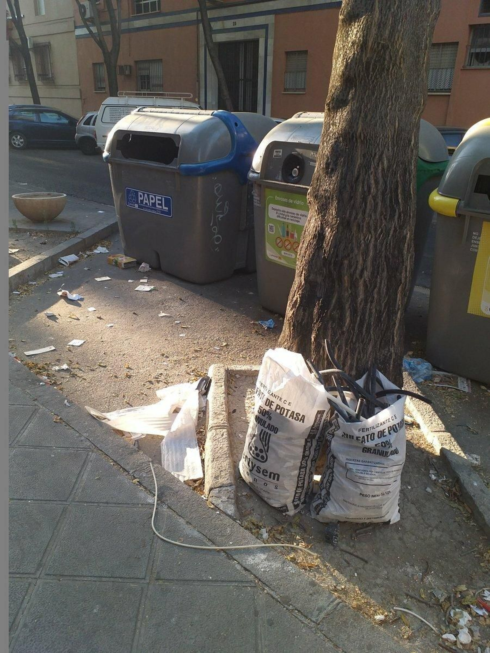 Galería de imágenes de la suciedad en distintos puntos de la ciudad.