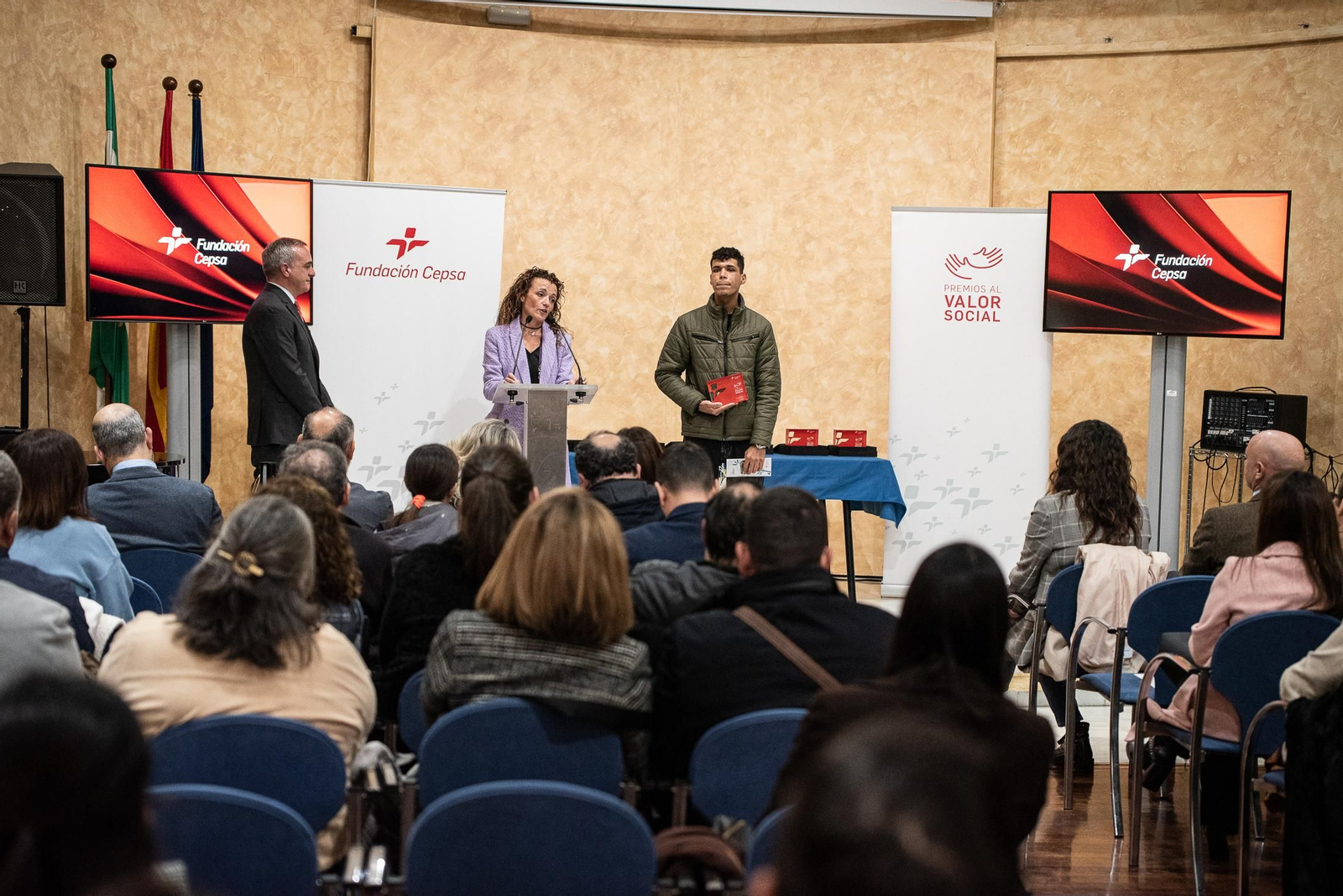 Imágenes de  la entrega de Premios al Valor Social 2022 de la Fundación Cepsa