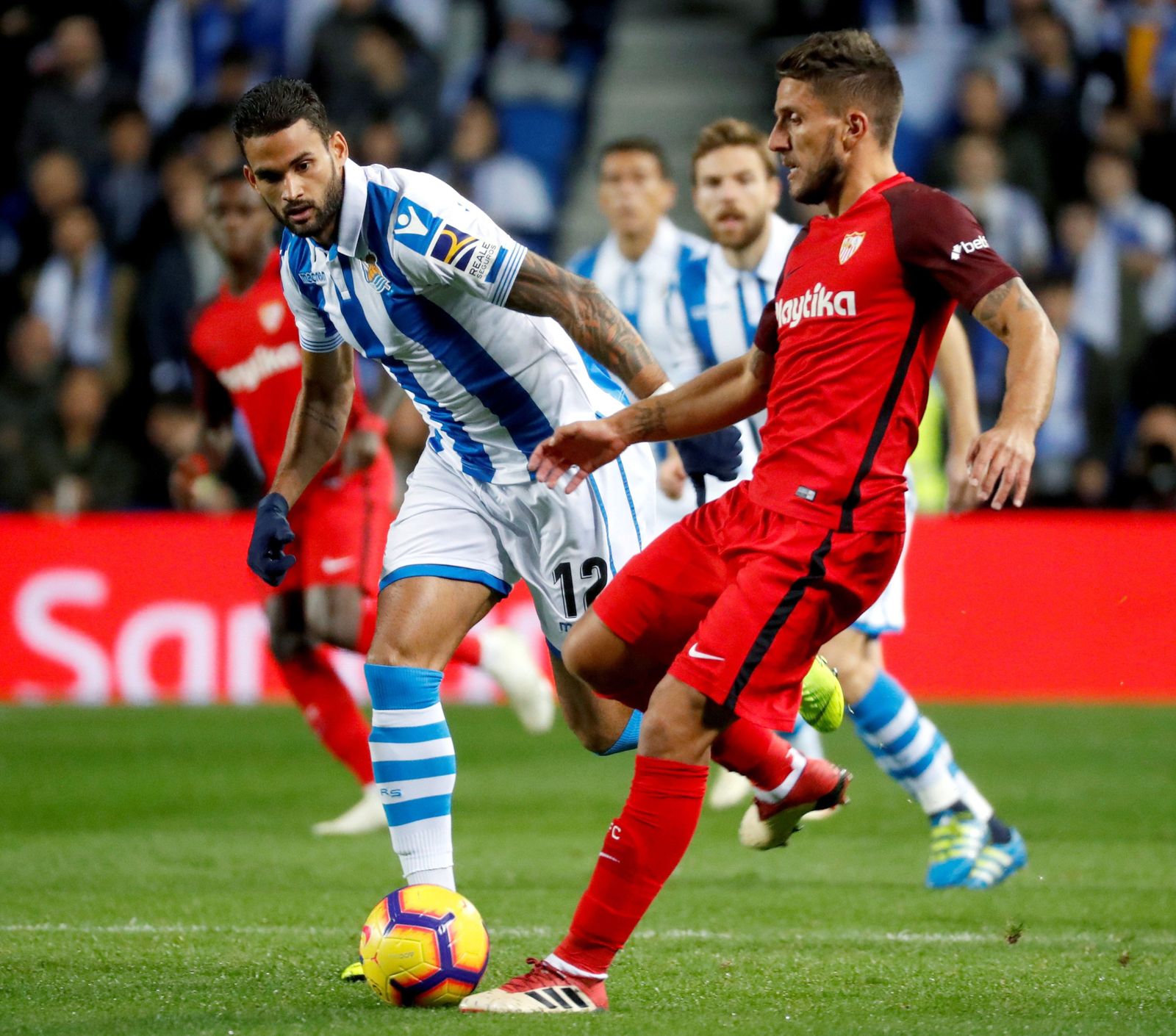 El Real Sociedad-Sevilla, en imágenes