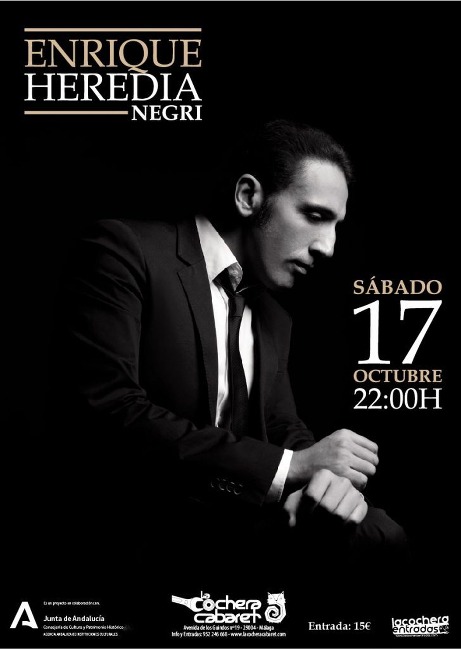 Carte del Enrique Heredia 'Negri'.