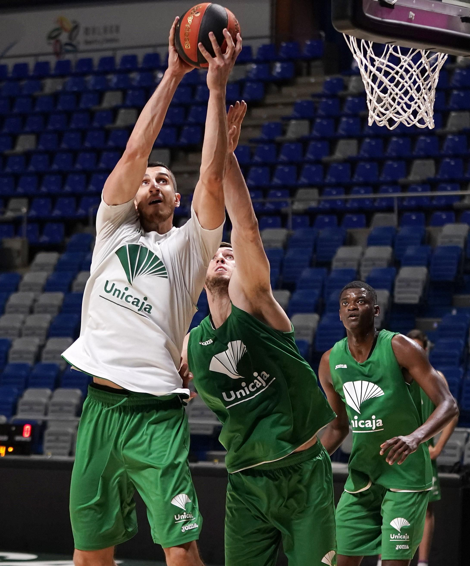 Las fotos del entrenamiento del Unicaja antes de recibir al Baskonia