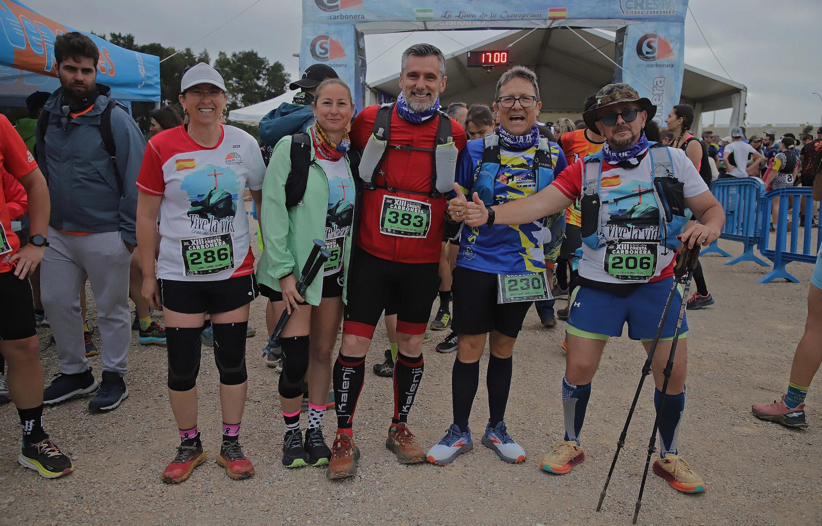 Fotos de la XIII Cresta Sierra Carbonera en La Línea