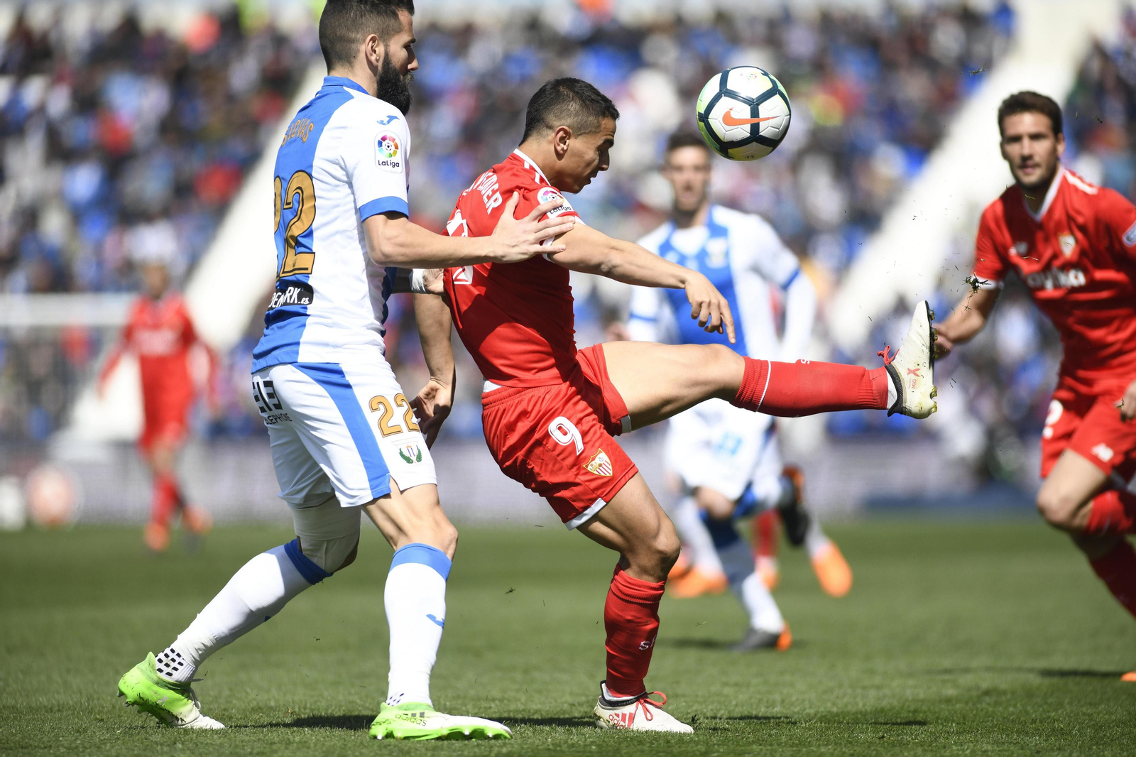 Las imágenes del Leganés-Sevilla