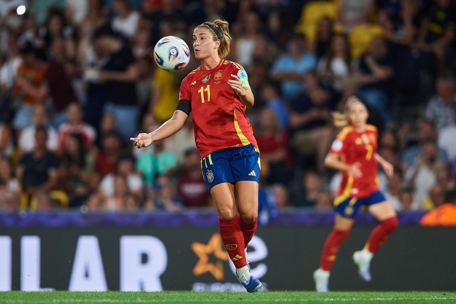 Las fotos del España - Portugal en la Eurocopa femenina