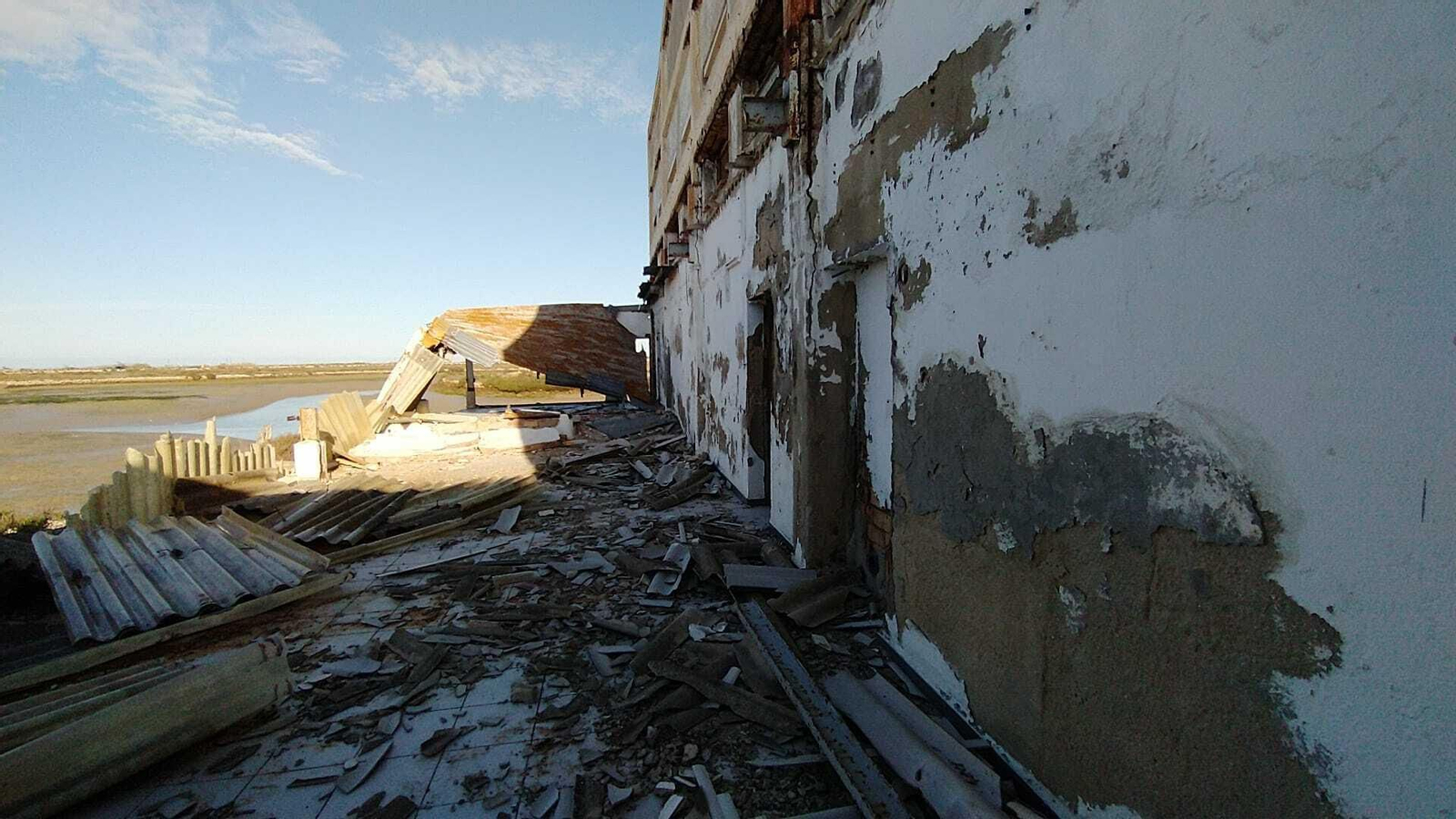 La degradación de la salina La Carabela en San Fernando