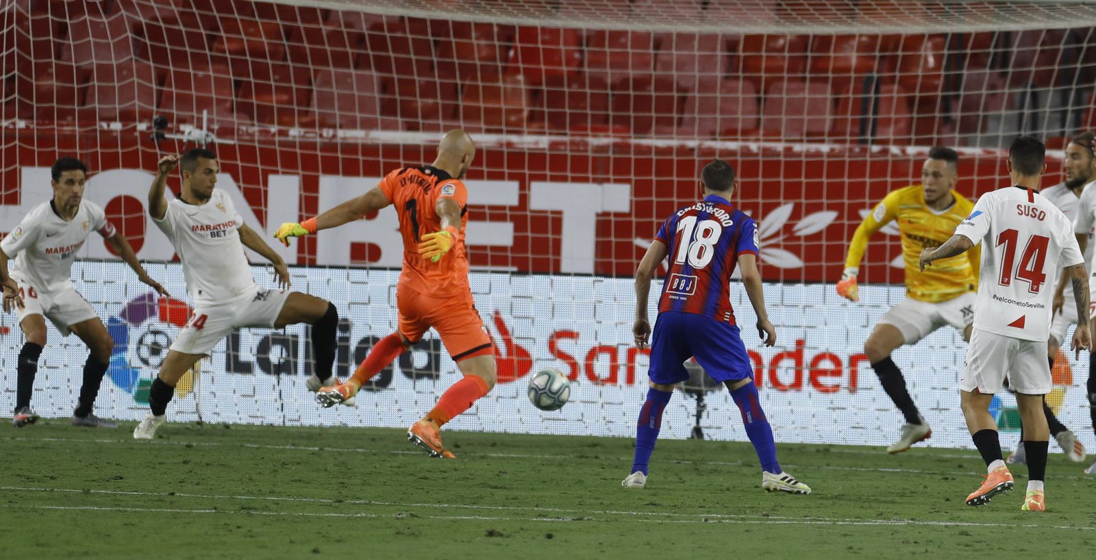 Las imágenes del Sevilla-Eibar