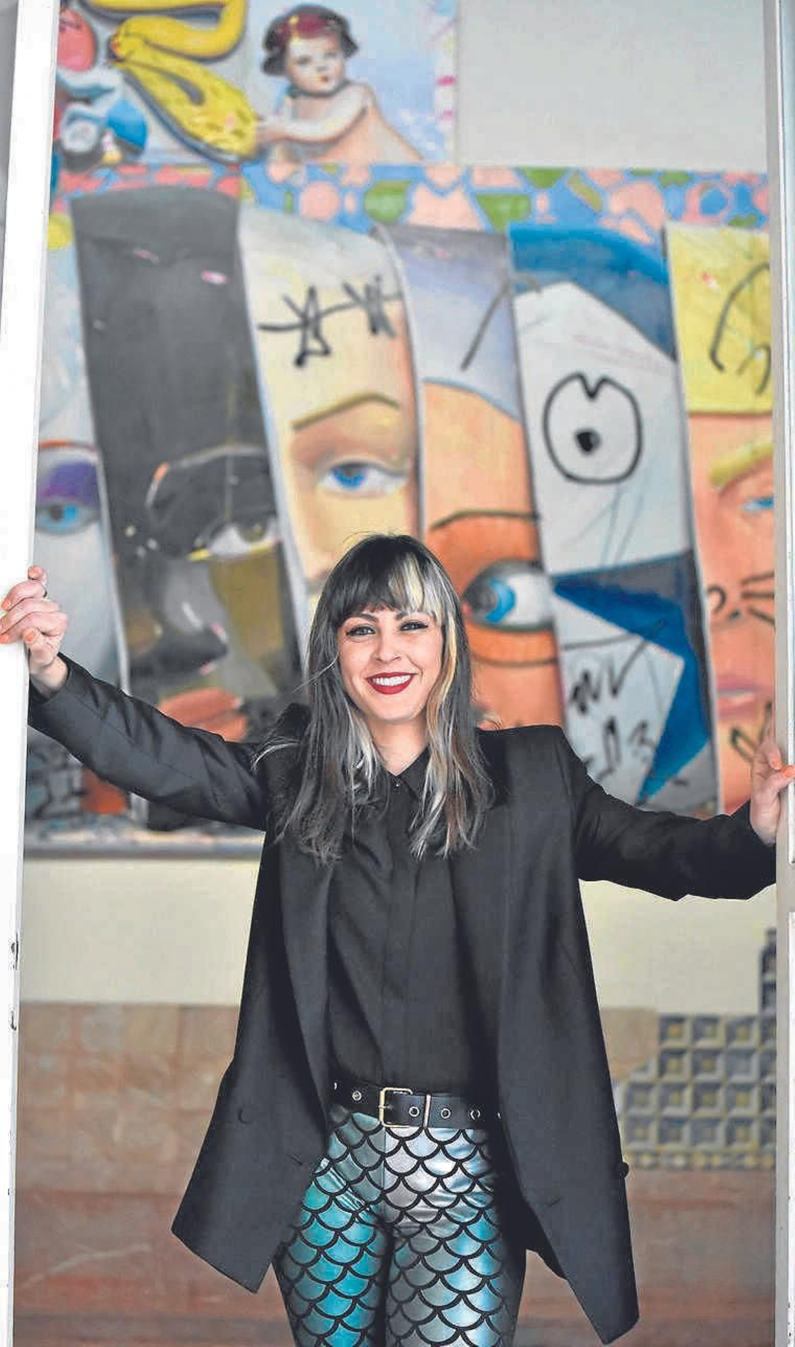 Primer plano de Ana Barriga.