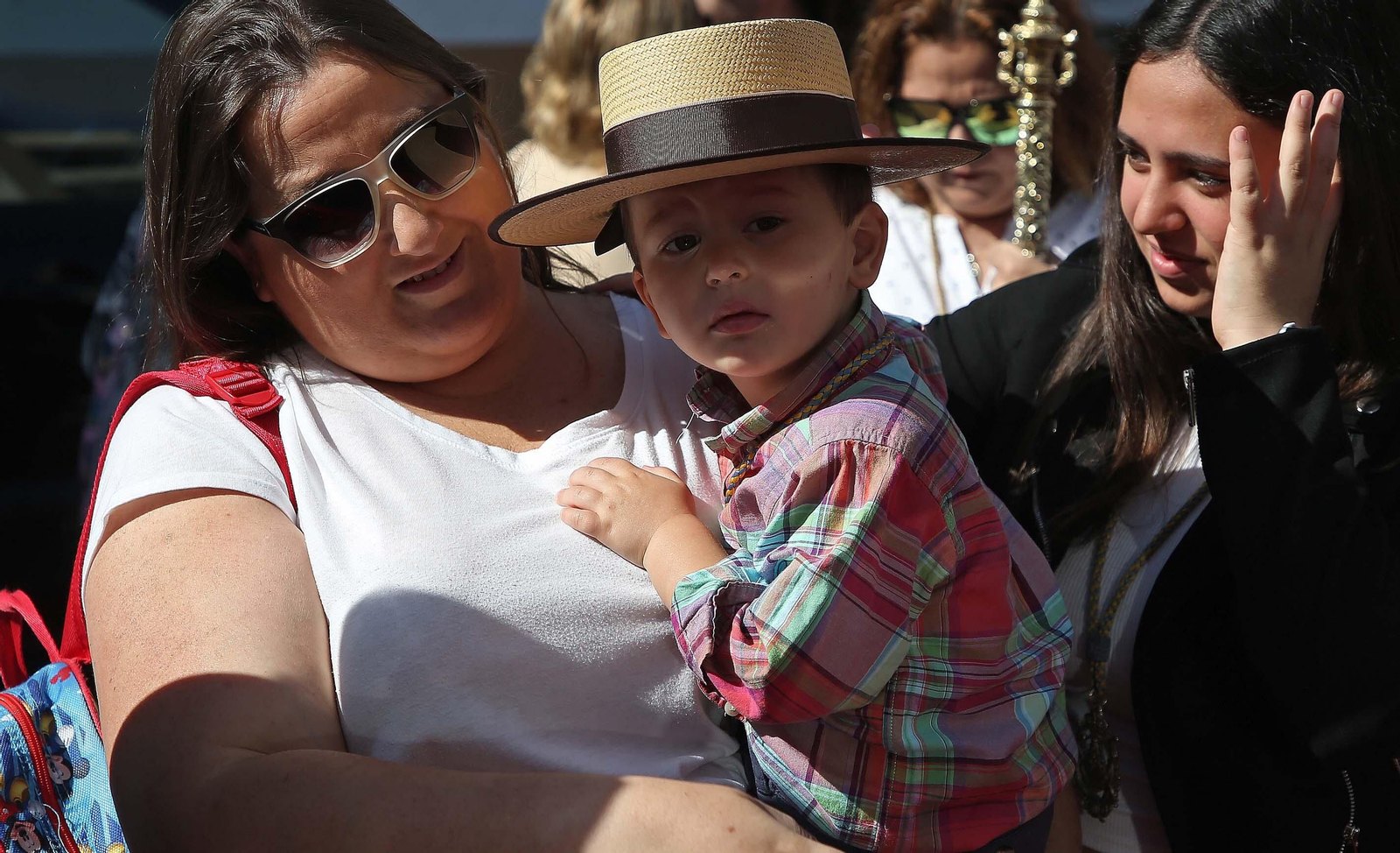 El comienzo de la peregrinación de la Hermandad del Rocío de Algeciras, en imágenes