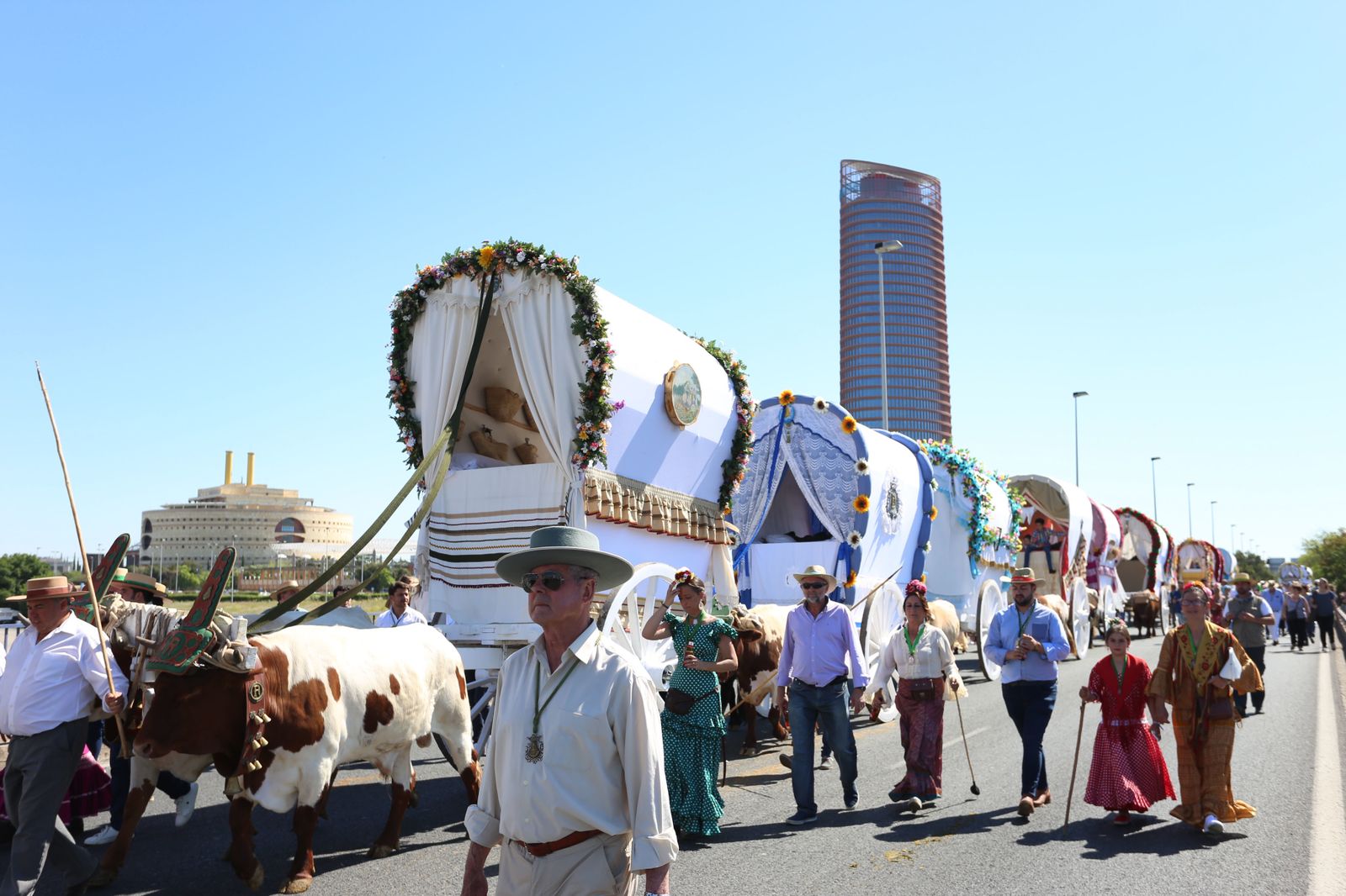Salida de la Hermandad del Rocío de Triana