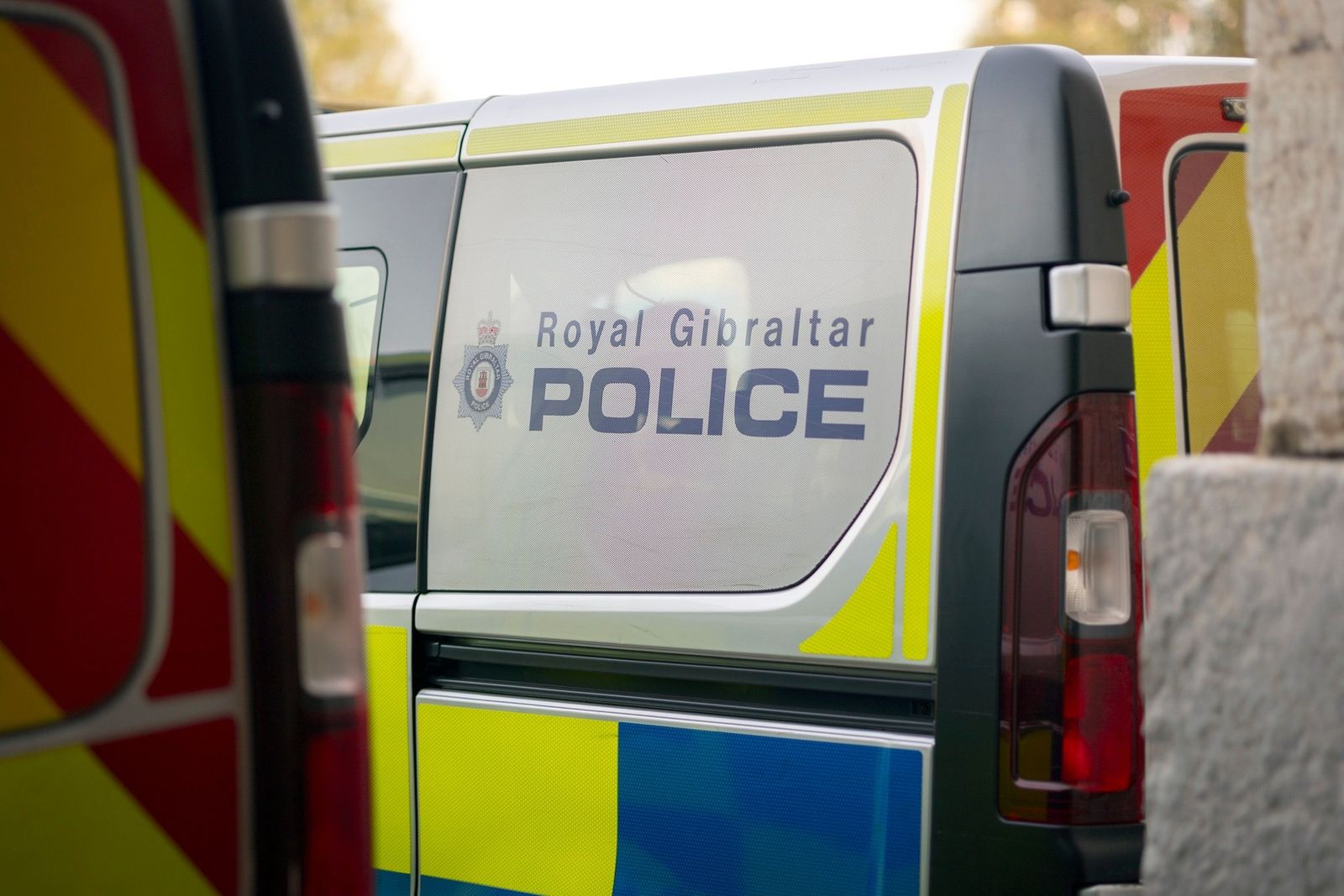 Un furgón de la Royal Gibraltar Police.