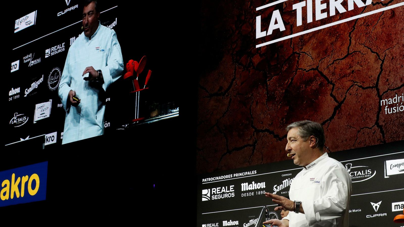 El chef Joan Roca, en 'Madrid Fusión' el lunes.