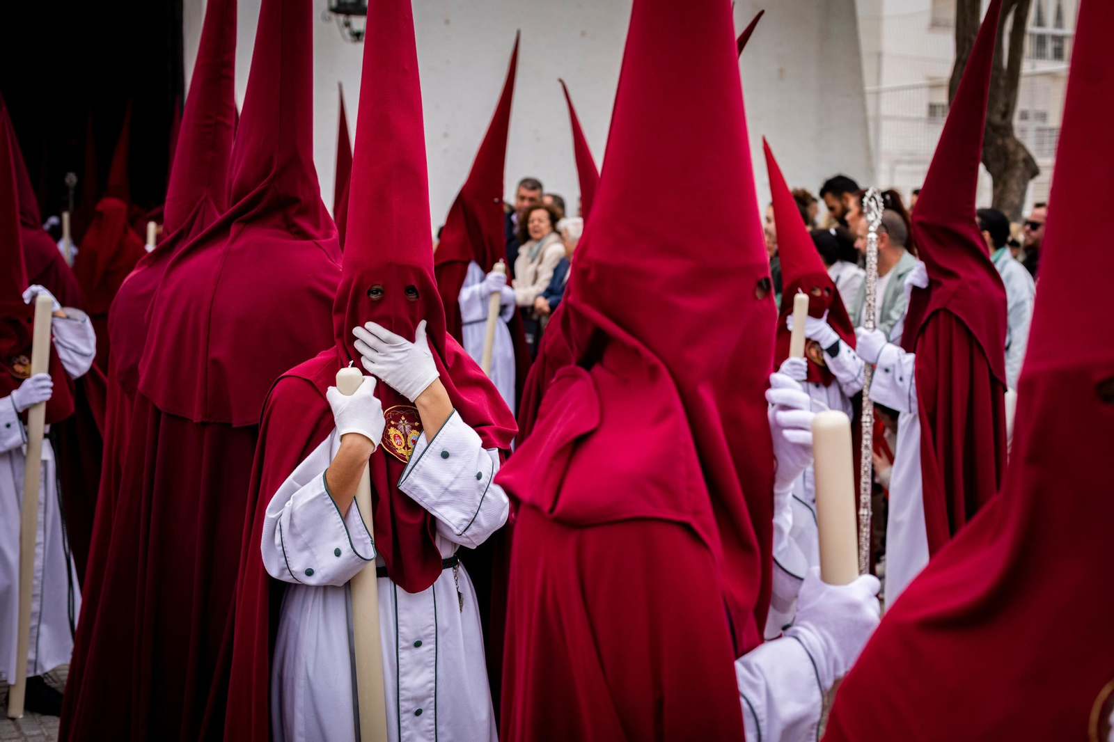 Las imágenes de la hermandad de Tres Caídas en la Semana Santa de San Fernando 2024