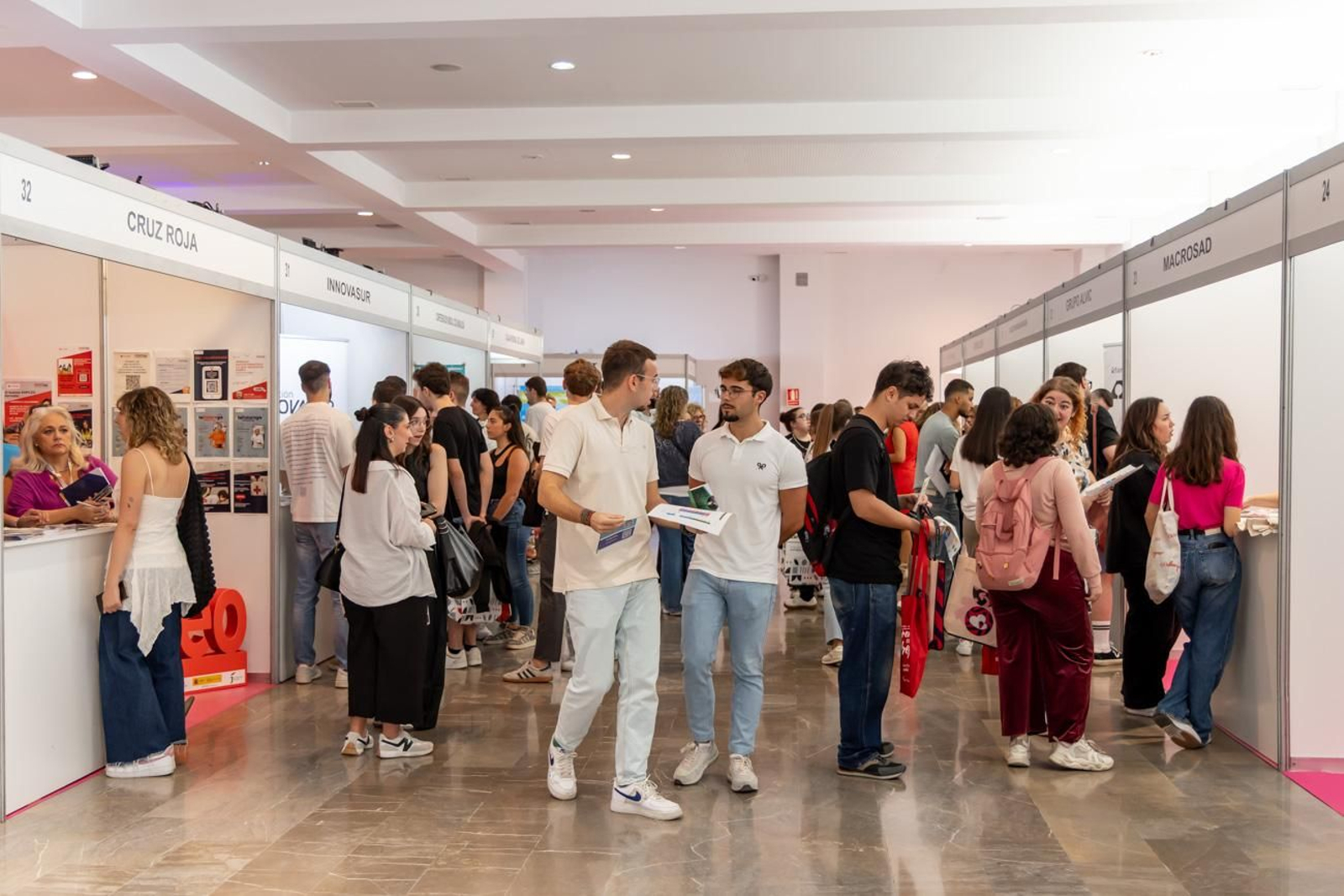 Inauguracón de la Feria de Empleo UJA 2025