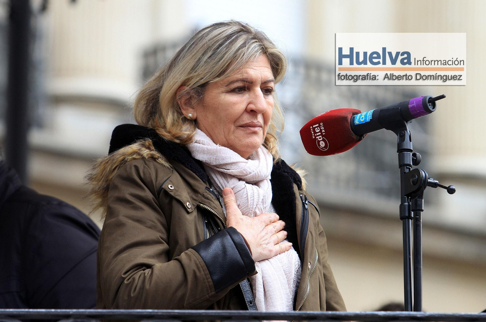 Imágenes de la manifestación contra la derogación de la prisión permanente revisable celebrada en Huelva