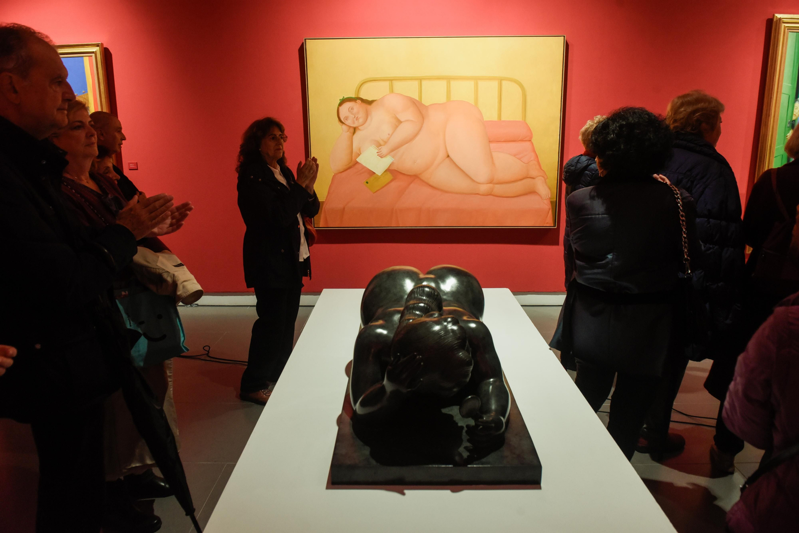 Inauguración  de la exposición sobre Fernando Botero