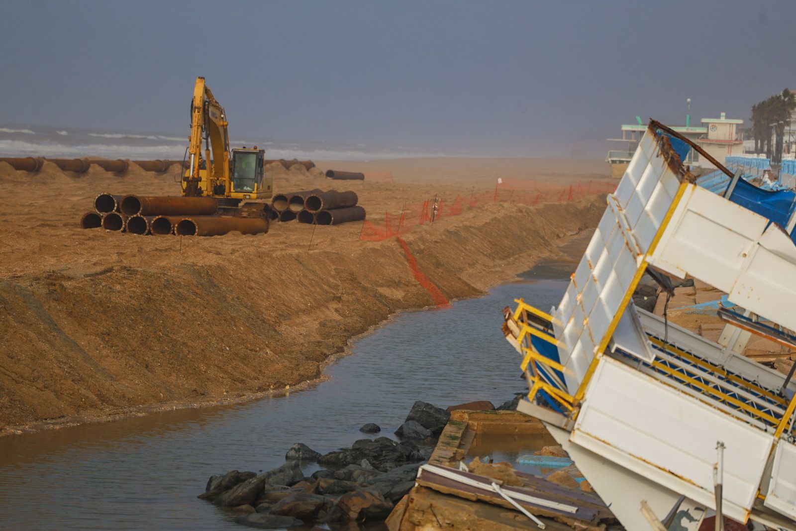 Fotografías de las zonas más perjudicadas de Matalascañas tras los últimos temporales