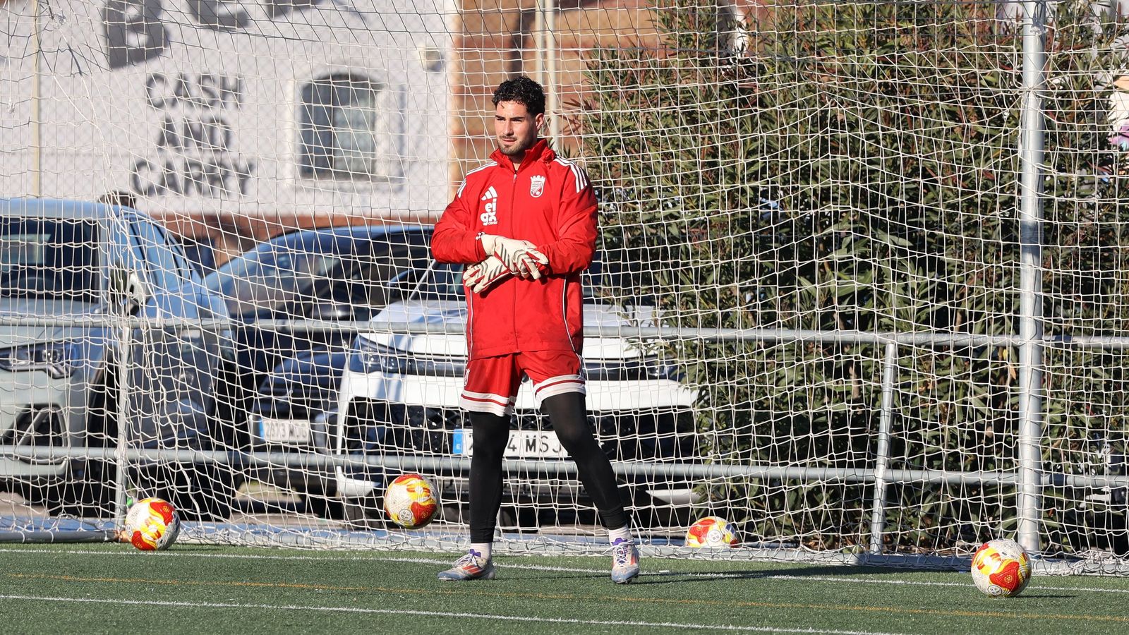 Imágenes del entrenamiento del Xerez CD en Picadueñas