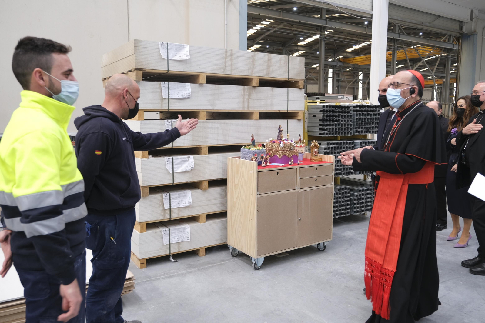 Bendición de las instalaciones de Hydrodiseño, en Huércal Overa (Almería)