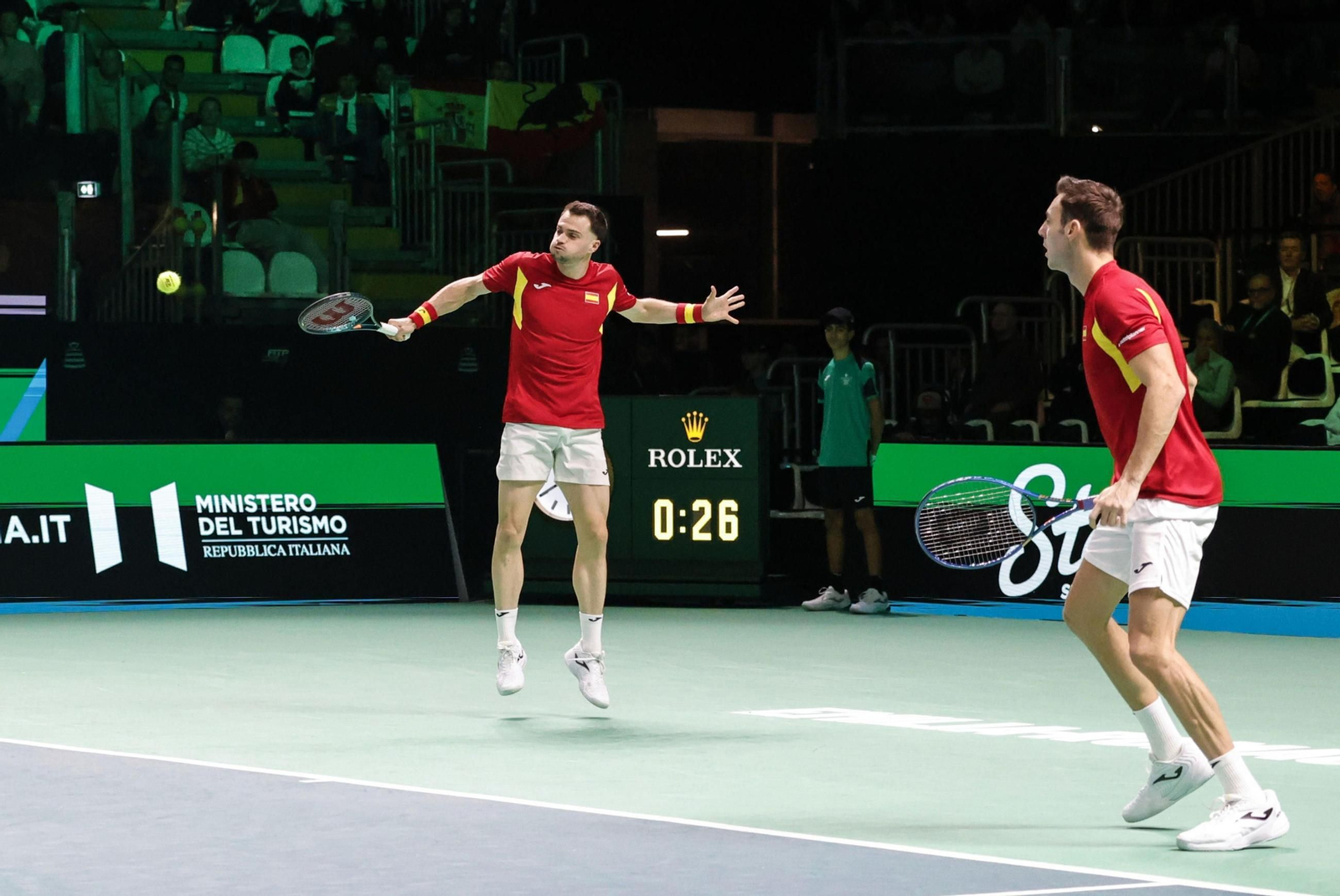 Las fotos de la clasificación de España para la final de la Copa Davis