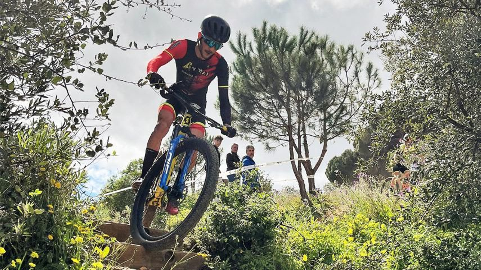 Biker durante el 'II Rally Parque Moret Sportbici'.