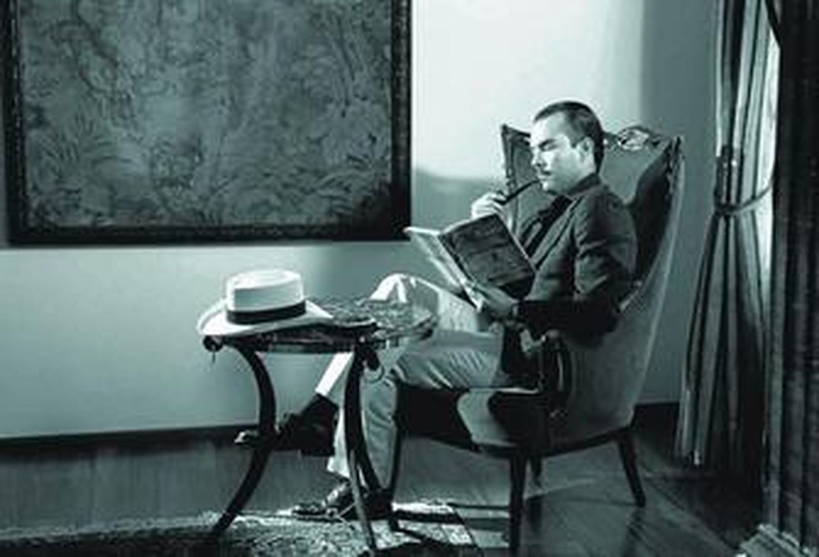 Una escena de la película 'México, final de dos amores', en la que se recrea el exilio del sevillano Luis Cernuda en tierras mexicanas.