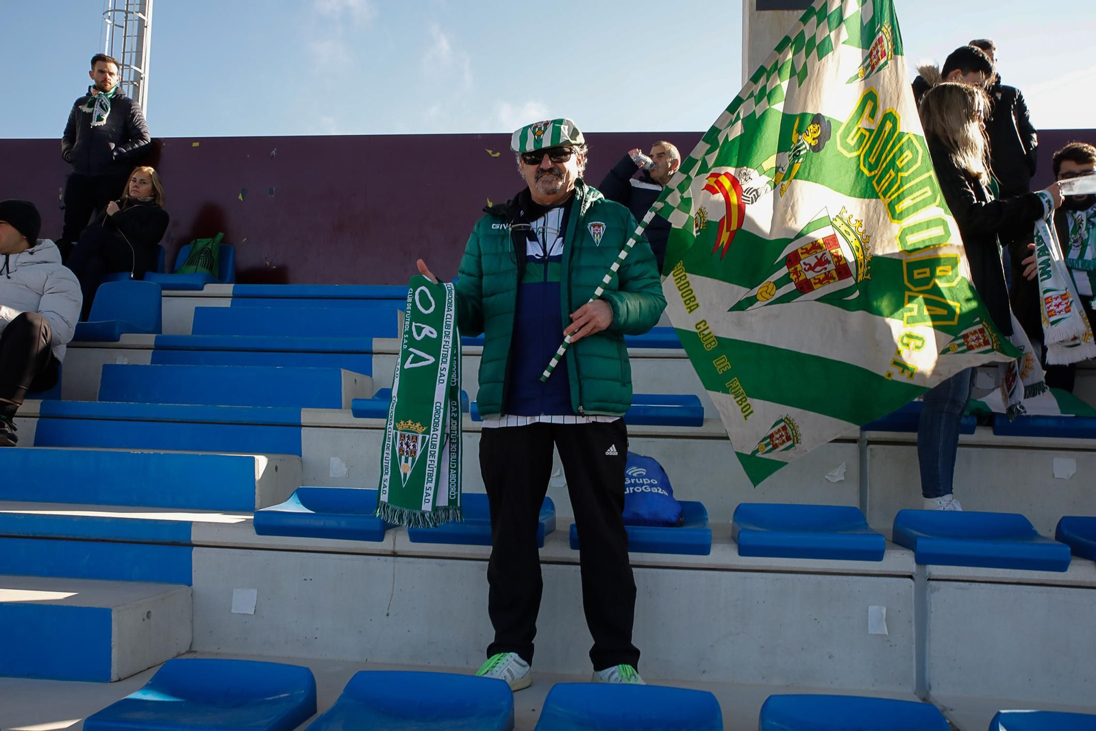 Las fotos de la afición del Córdoba CF en la visita a Unionistas