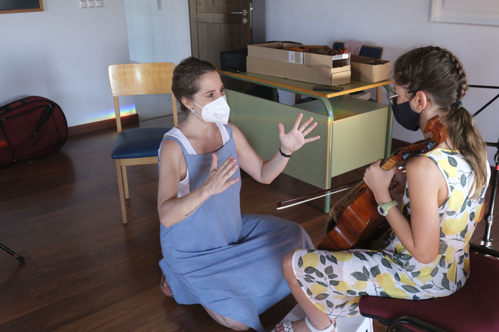 Primer día de cursos en el Festival de Música Renacentista y Barroca de Vélez Blanco 2021.