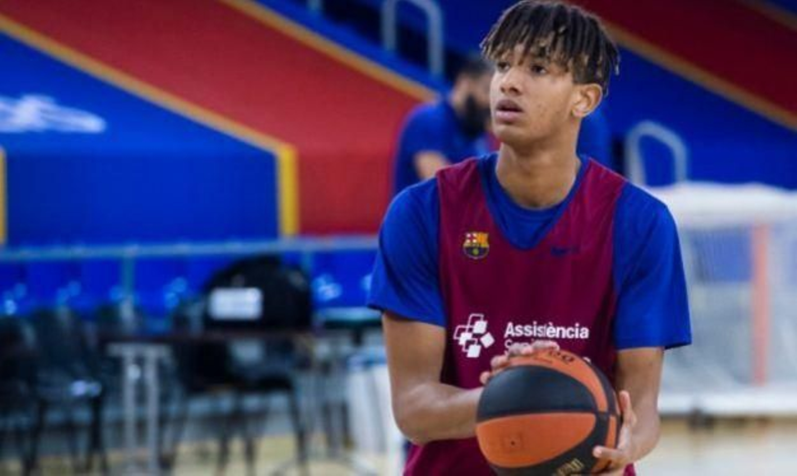 El internacional del FC Barcelona Michael Caicedo