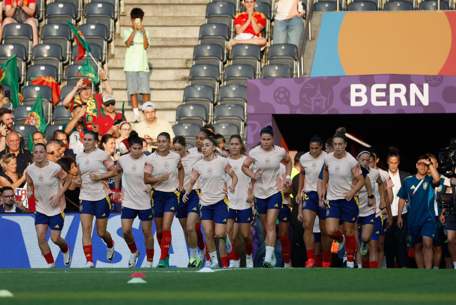Las fotos del España - Portugal en la Eurocopa femenina