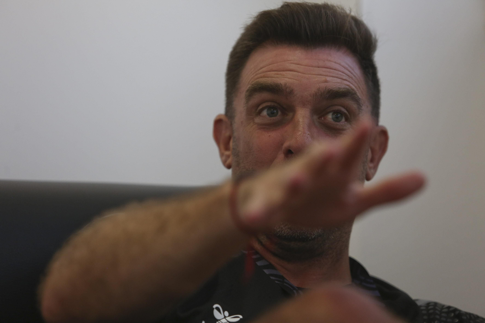 Las fotos de la entrevista a Pablo Guede, entrenador del Málaga CF