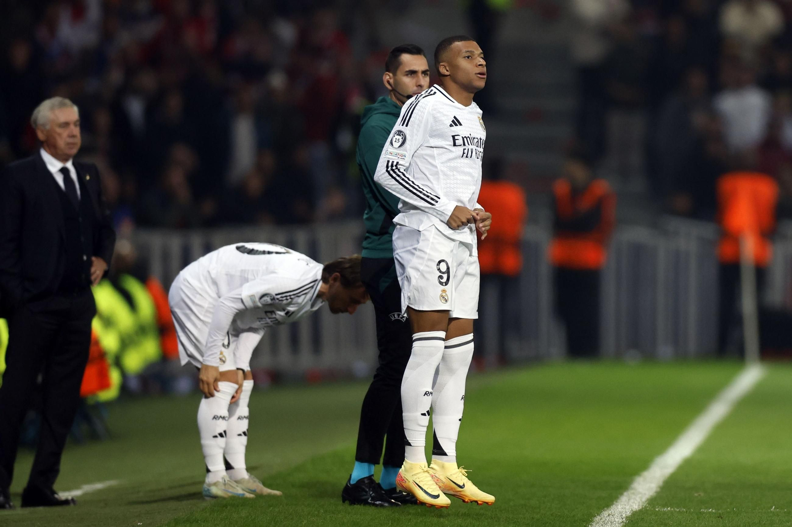 El Lille-Real Madrid, en fotos