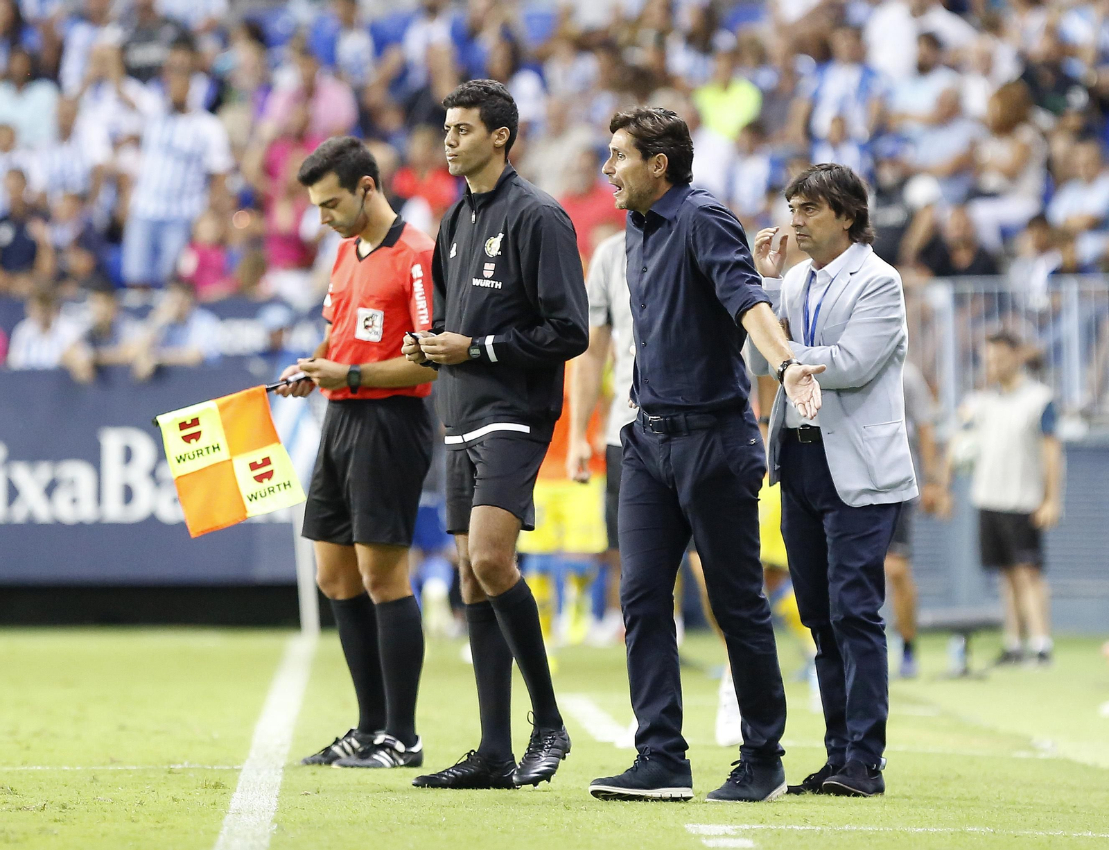 El Málaga CF-Las Palmas, en fotos