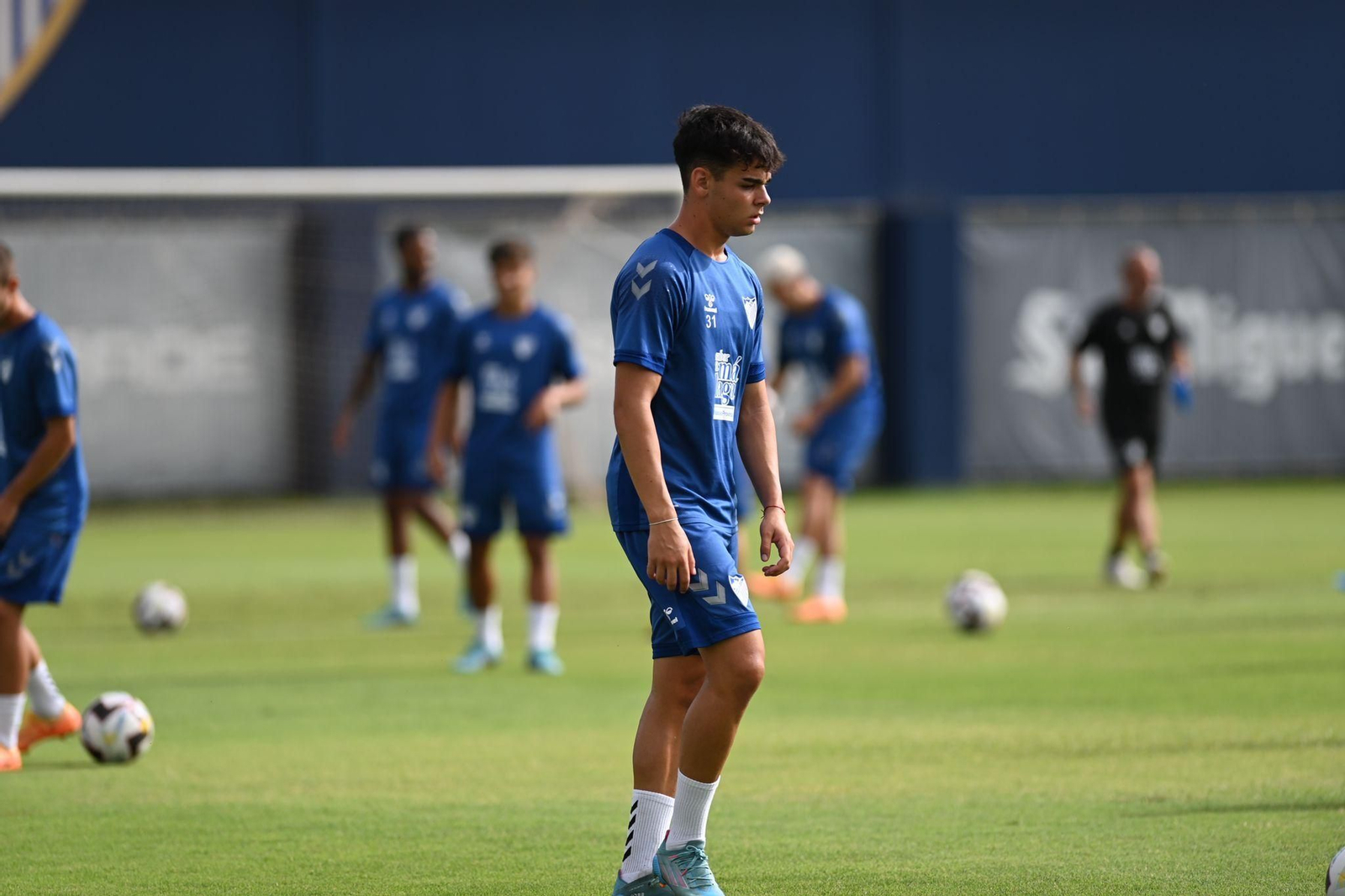 Las fotos del entrenamiento del Málaga CF preparando la visita a Burgos