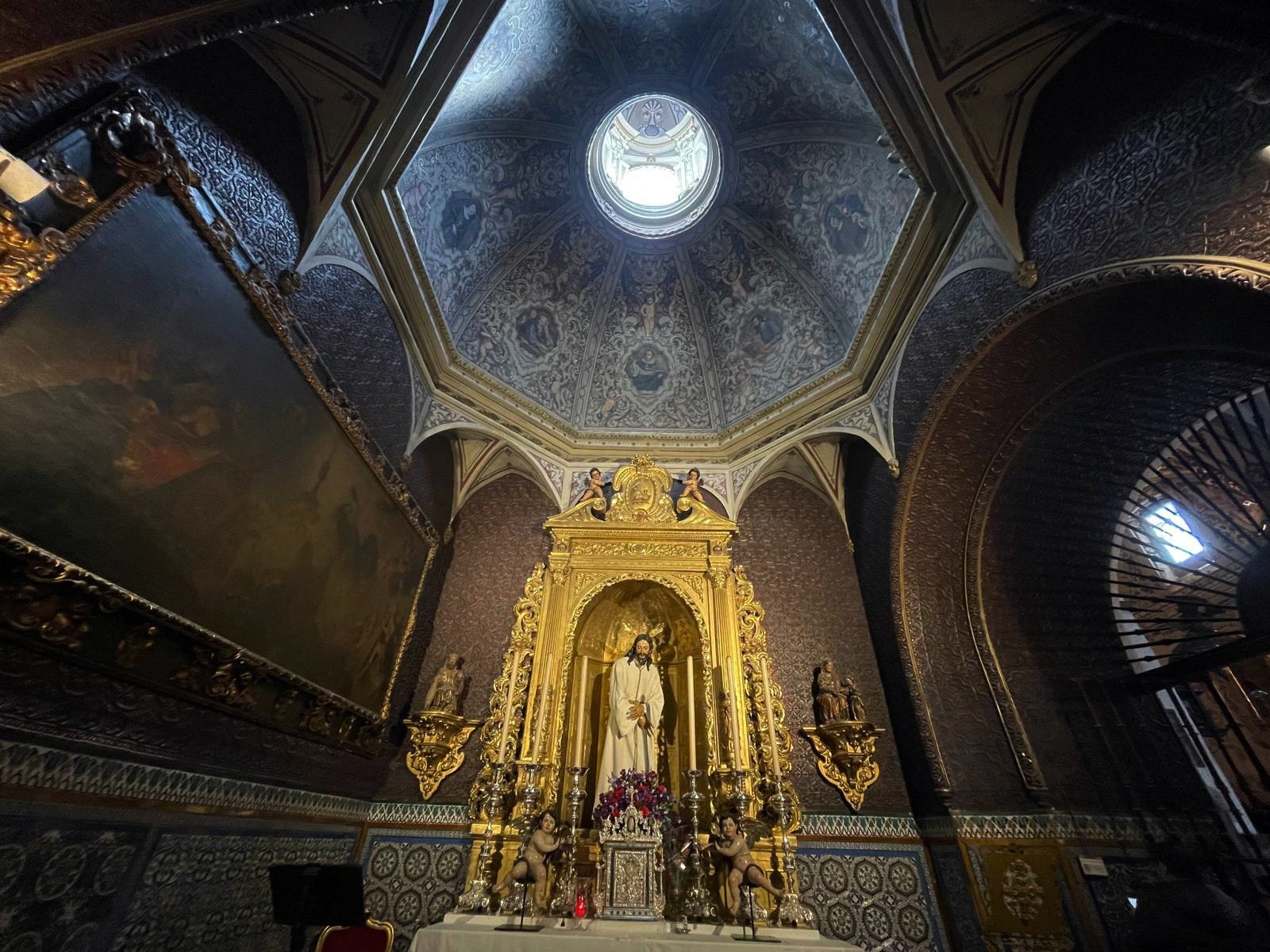 Jesús del Silencio en el Desprecio de Herodes, en su capilla sacramental.