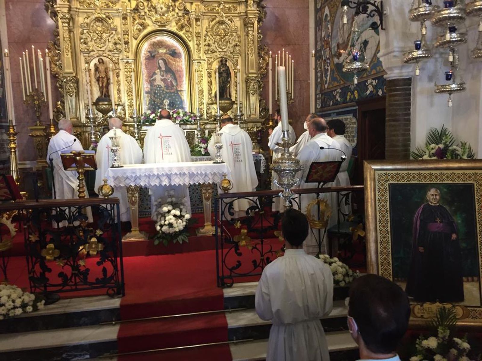 Clausura del Año Jubilar del Centenario de las Misioneras Eucarísticas de Nazaret  (Hermanas Nazarenas) fundadas por San Manuel González, en el santuario de Nuestra Señora de la Cinta.