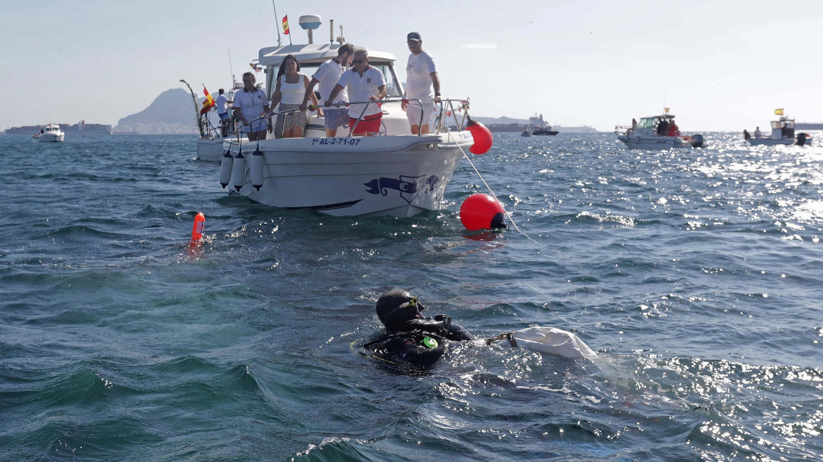 Fotos de la Romería Marítima de la Virgen de La Palma en Algeciras