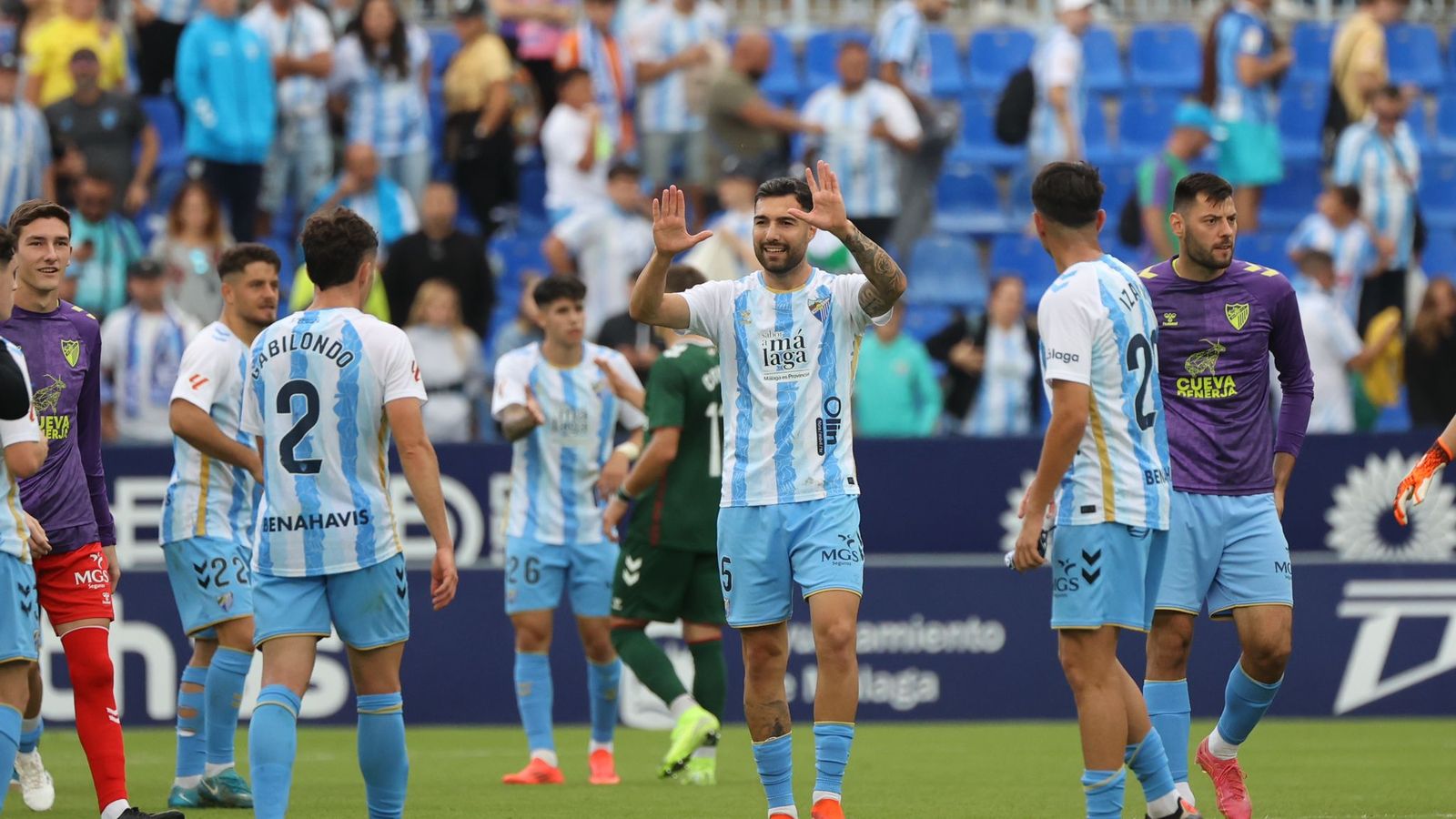El Málaga CF - Eibar, en fotos