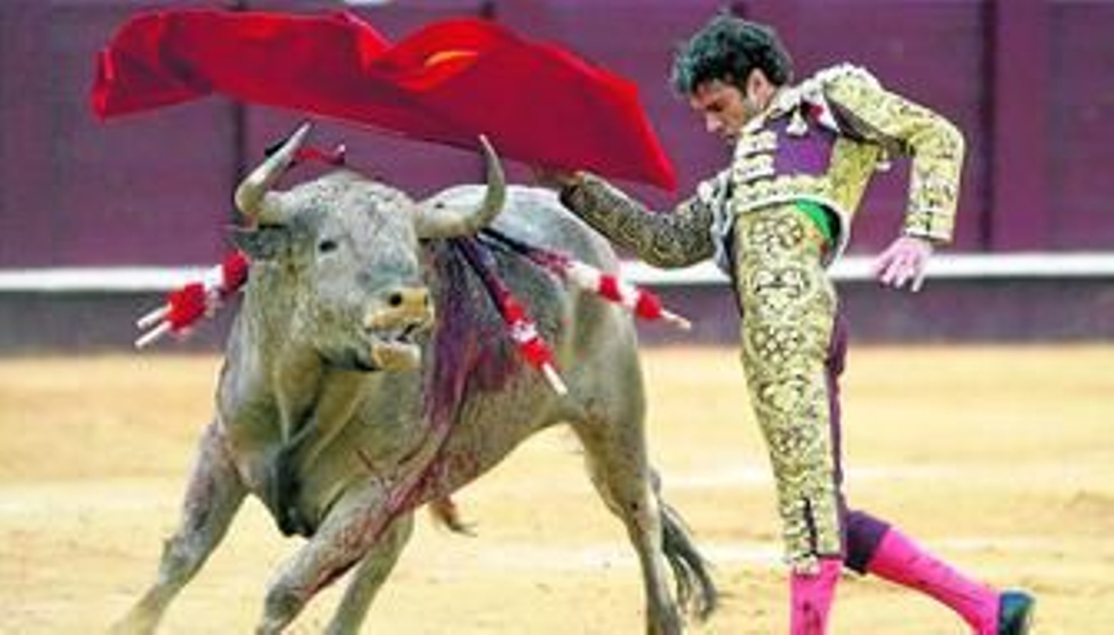 José Tomás durante una corrida en Málaga en 2009.