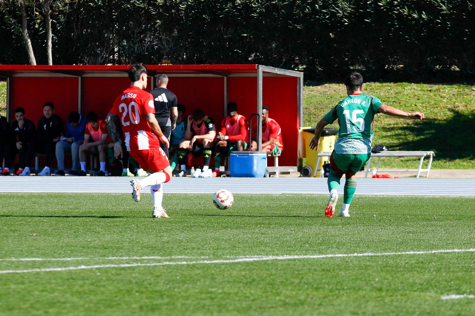 Las imágenes de Segunda RFEF entre Almeria B y recreativo de Granada