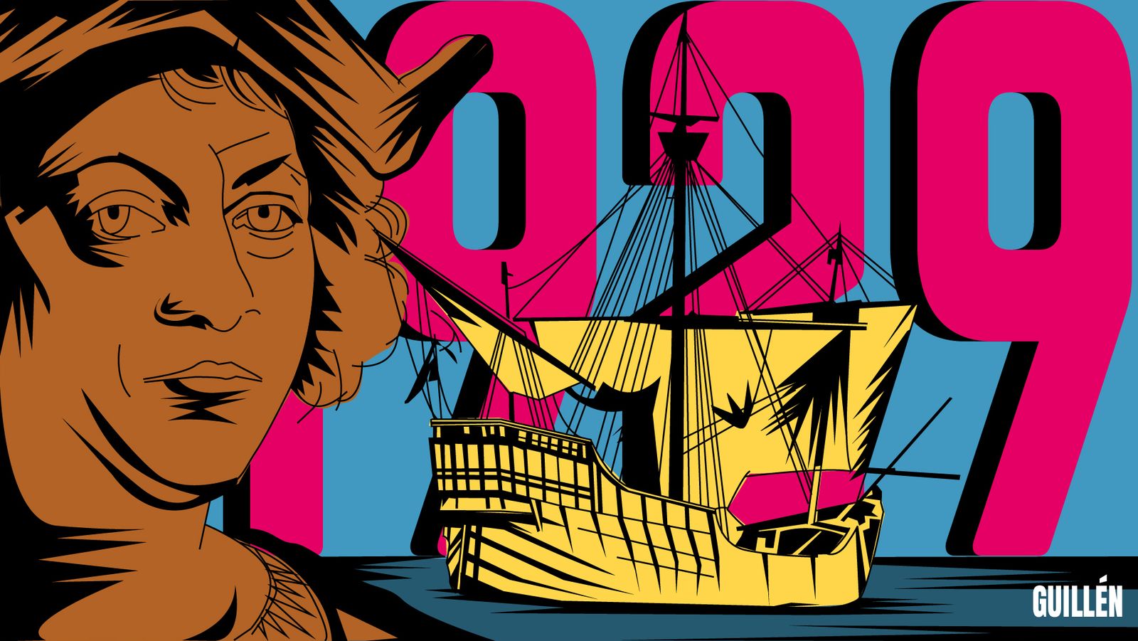 Colon, la Santa María y la Exposición Iberoamericana de Sevilla